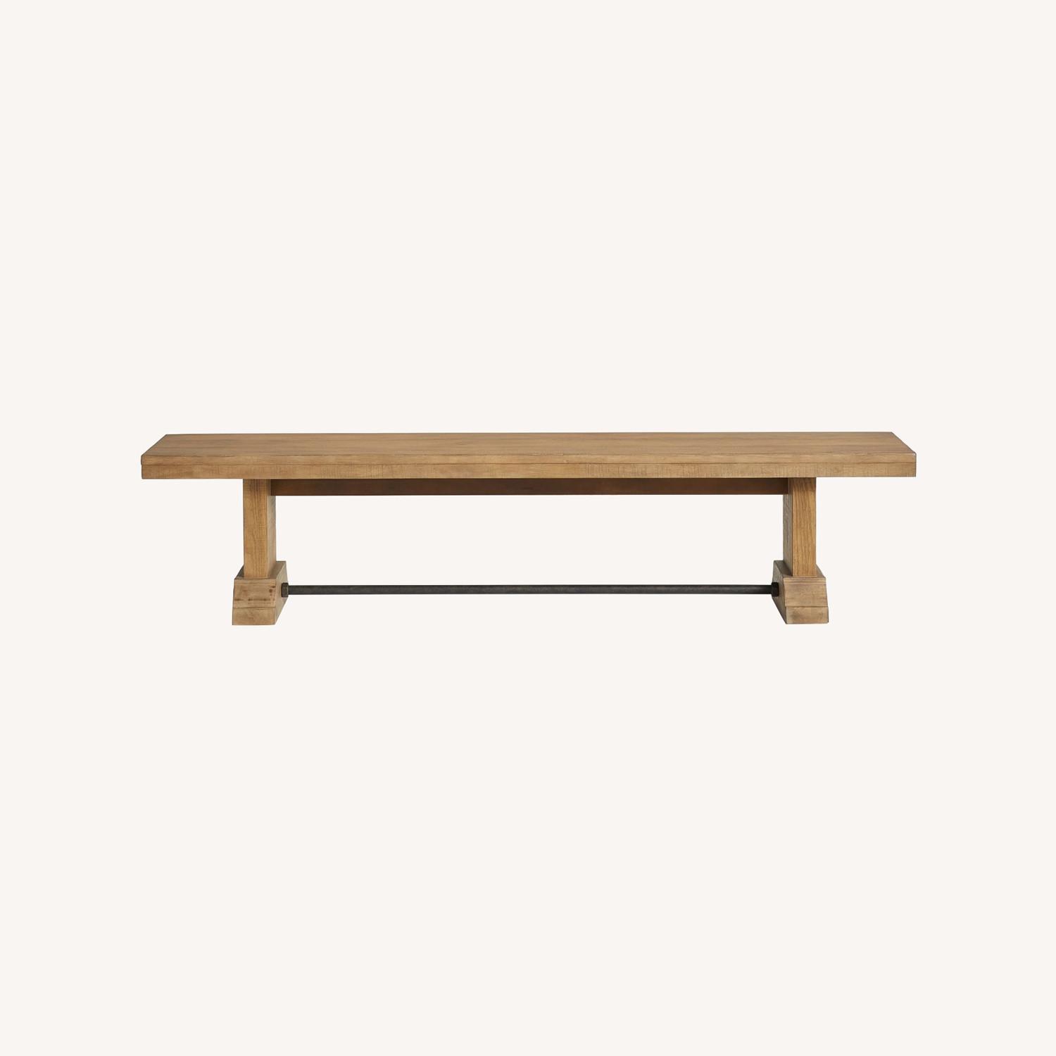 Pottery Barn Fort Dining Bench - image-0