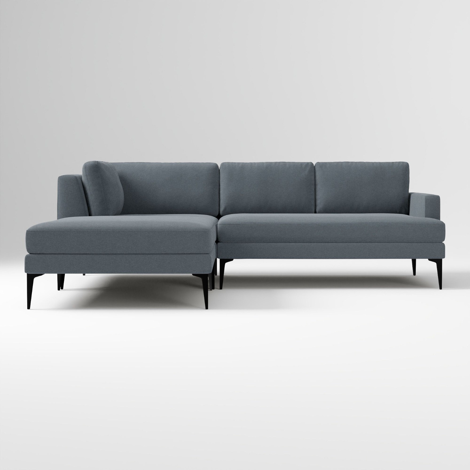 West Elm Andes Left 3-Piece Ottoman Sectional - image-0