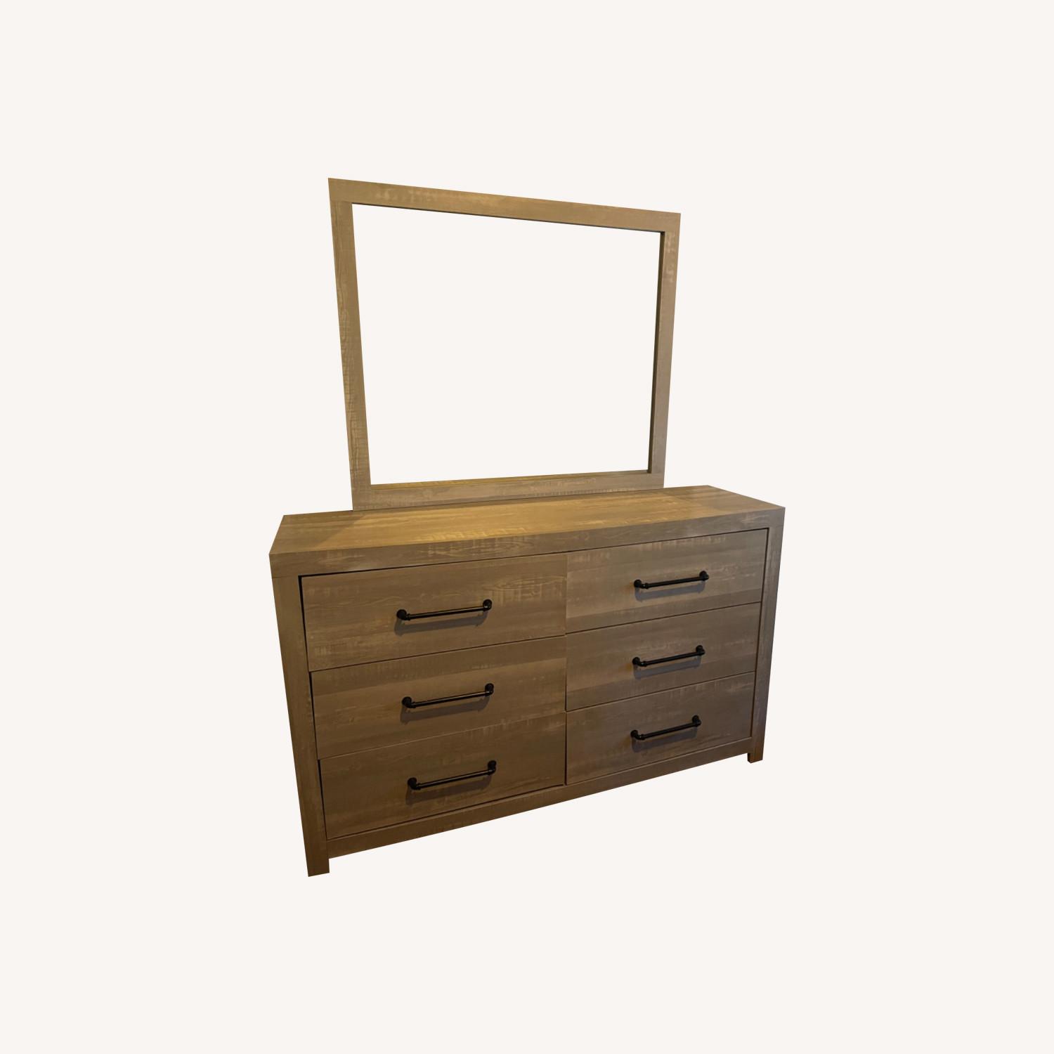 Bob's Discount Furniture Dresser with Mirror - image-0