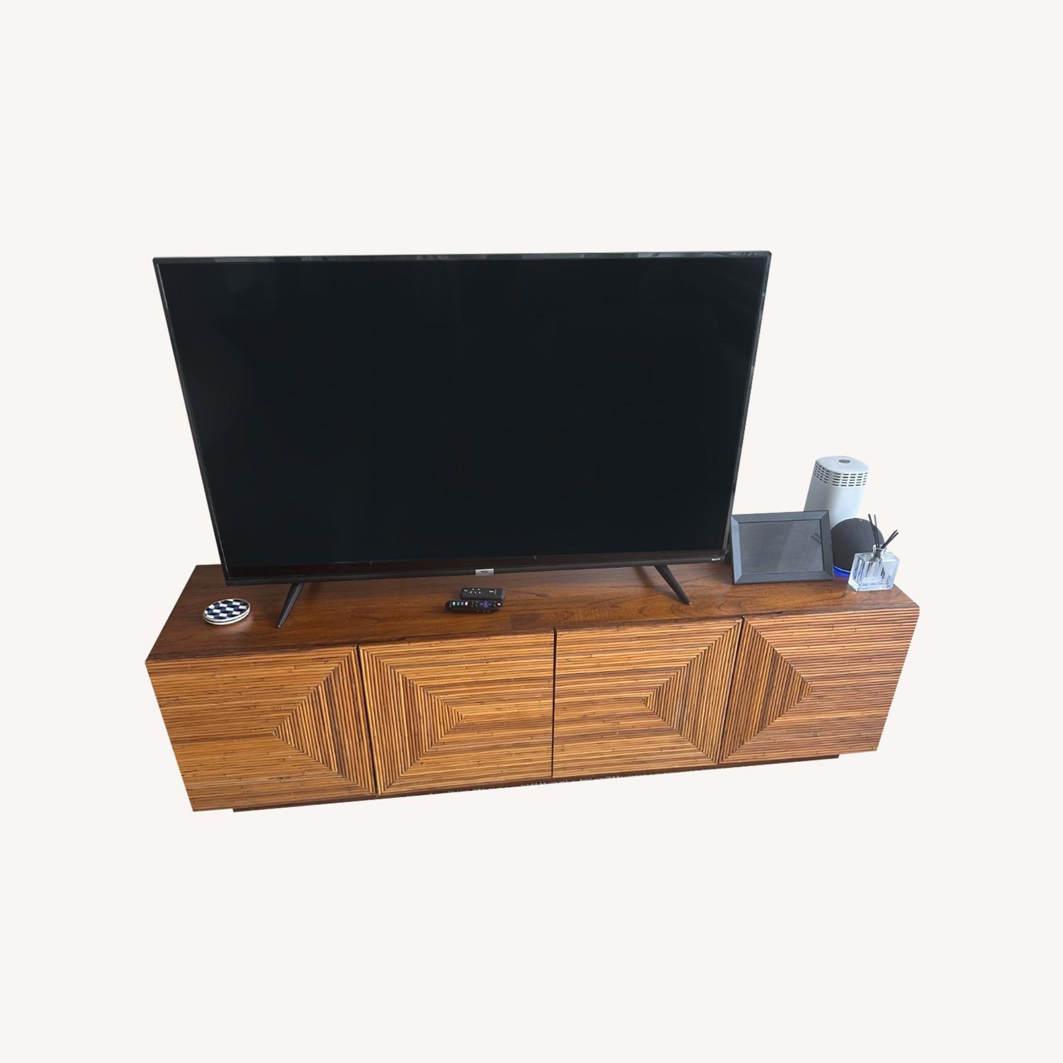 CB2 Reflect Rattan Credenza - image-6