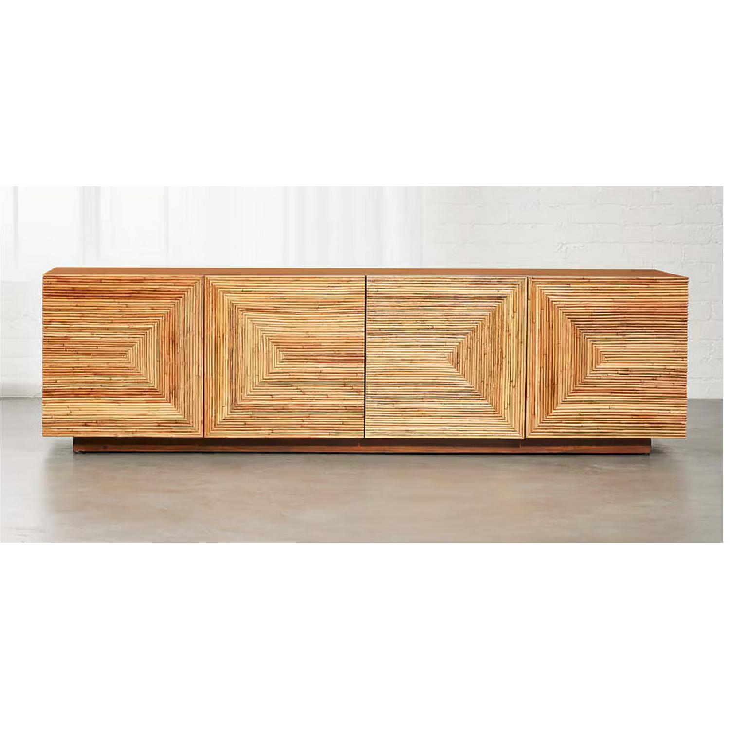 CB2 Reflect Rattan Credenza - image-7