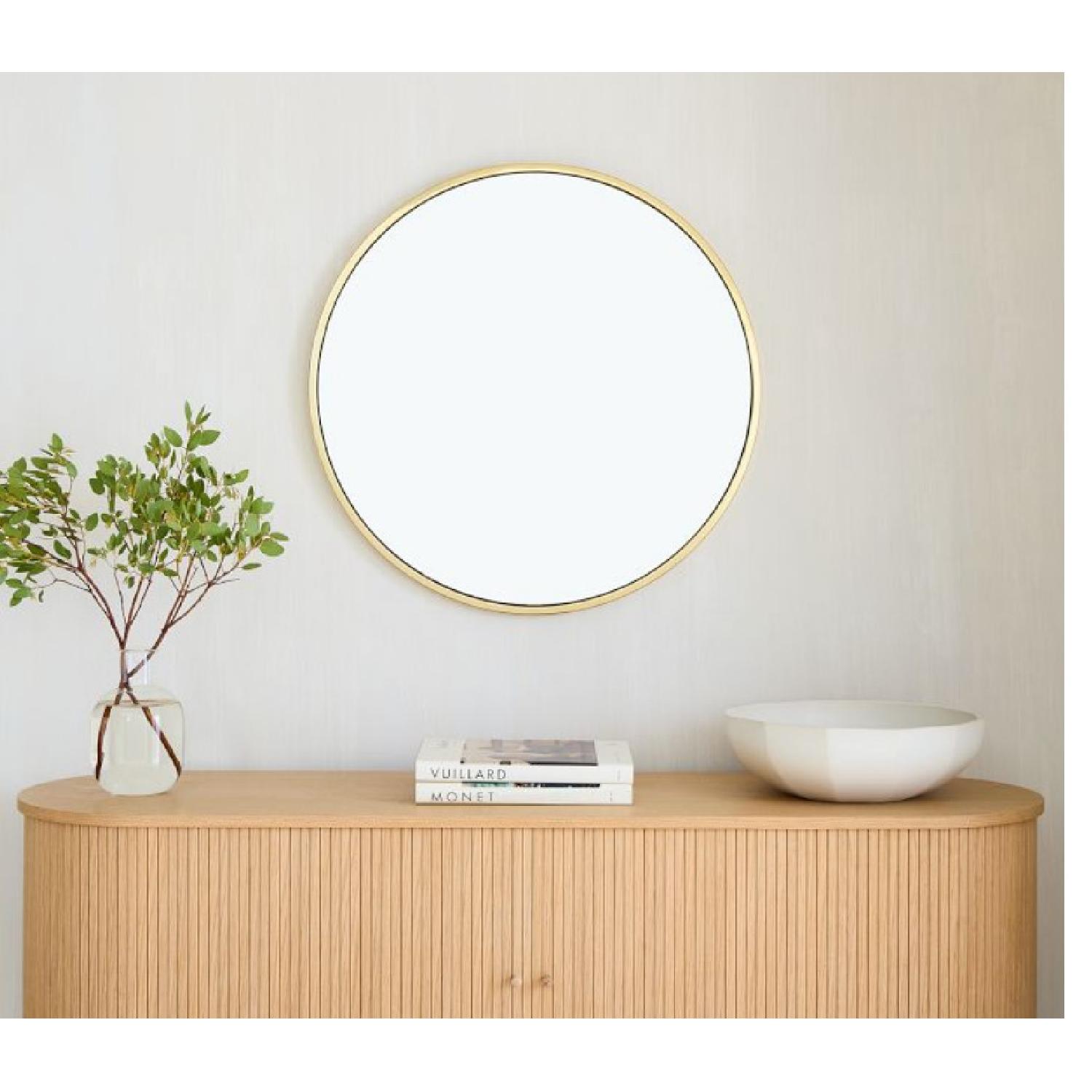 West Elm Round Metal Wall Frame in Bronze - image-6
