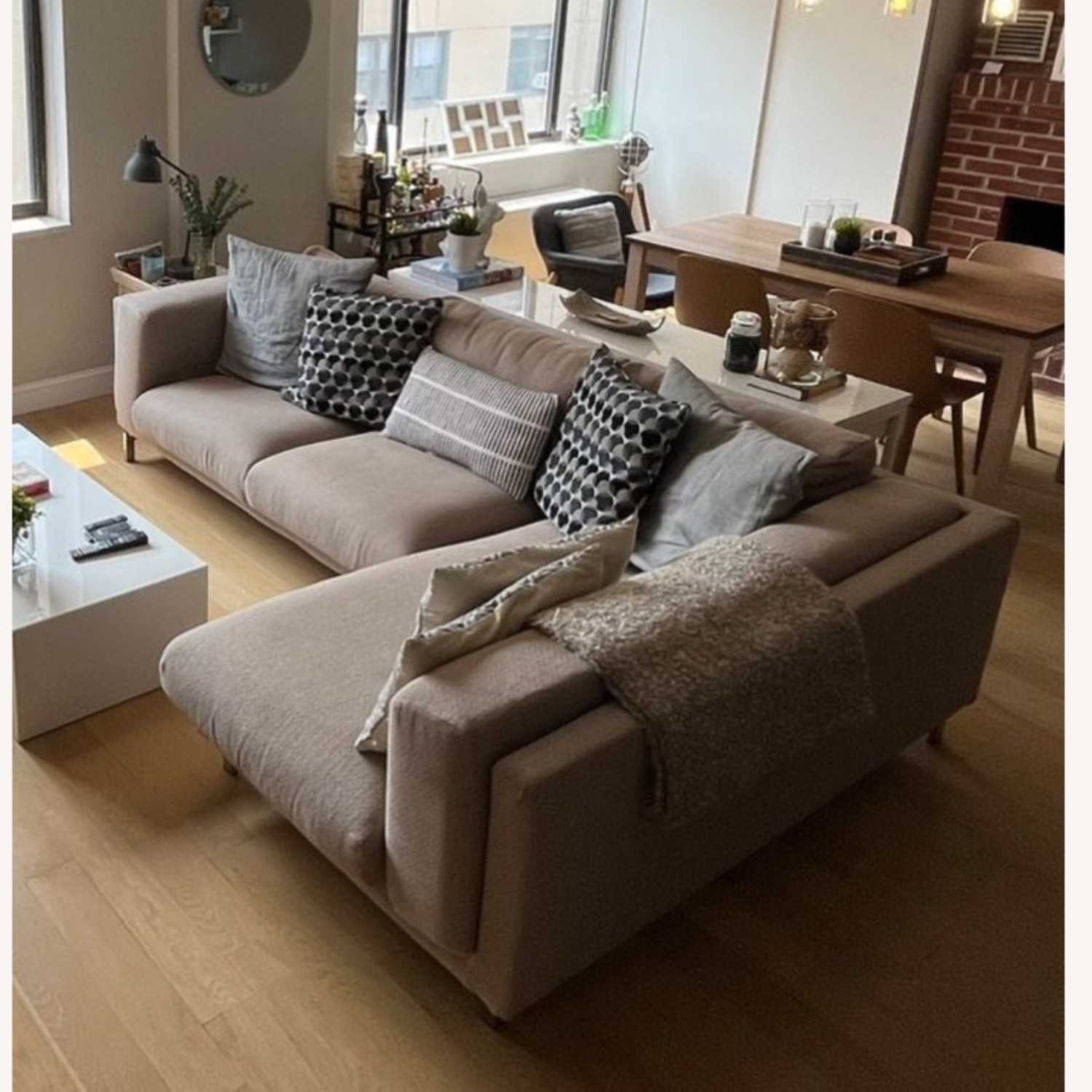 IKEA NOCKEBY 3 Seater Sofa - AptDeco