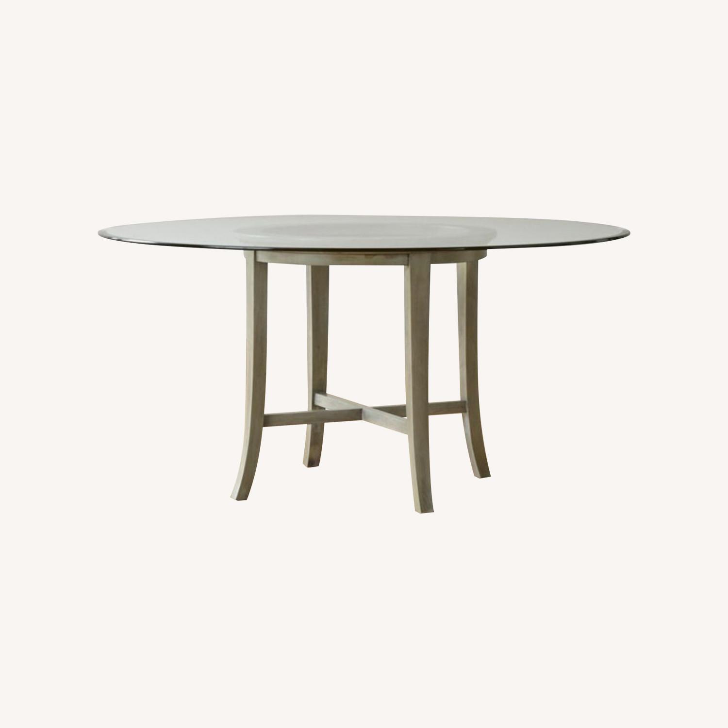 Crate & Barrel Halo Dining Table 60'' - image-0