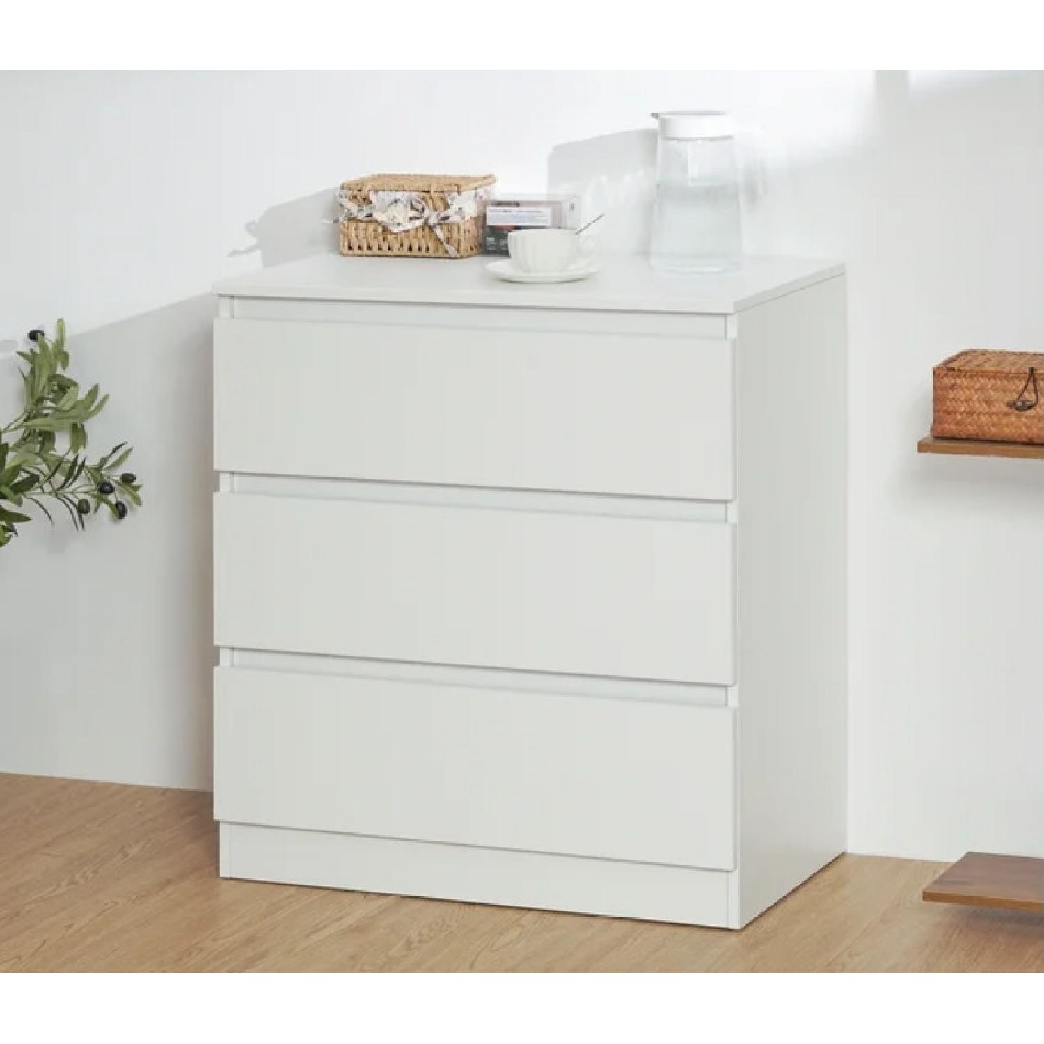 Walmart 3 Drawer Dresser, White - image-4