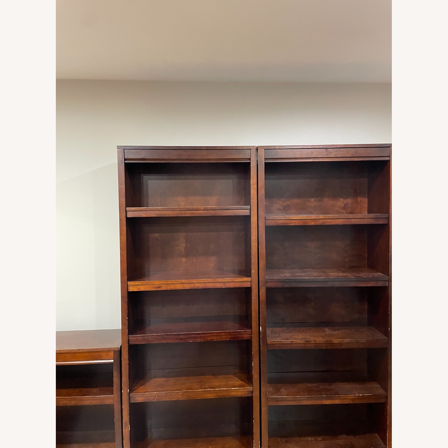 Crate & Barrel Set of 3 Bookcases - image-1