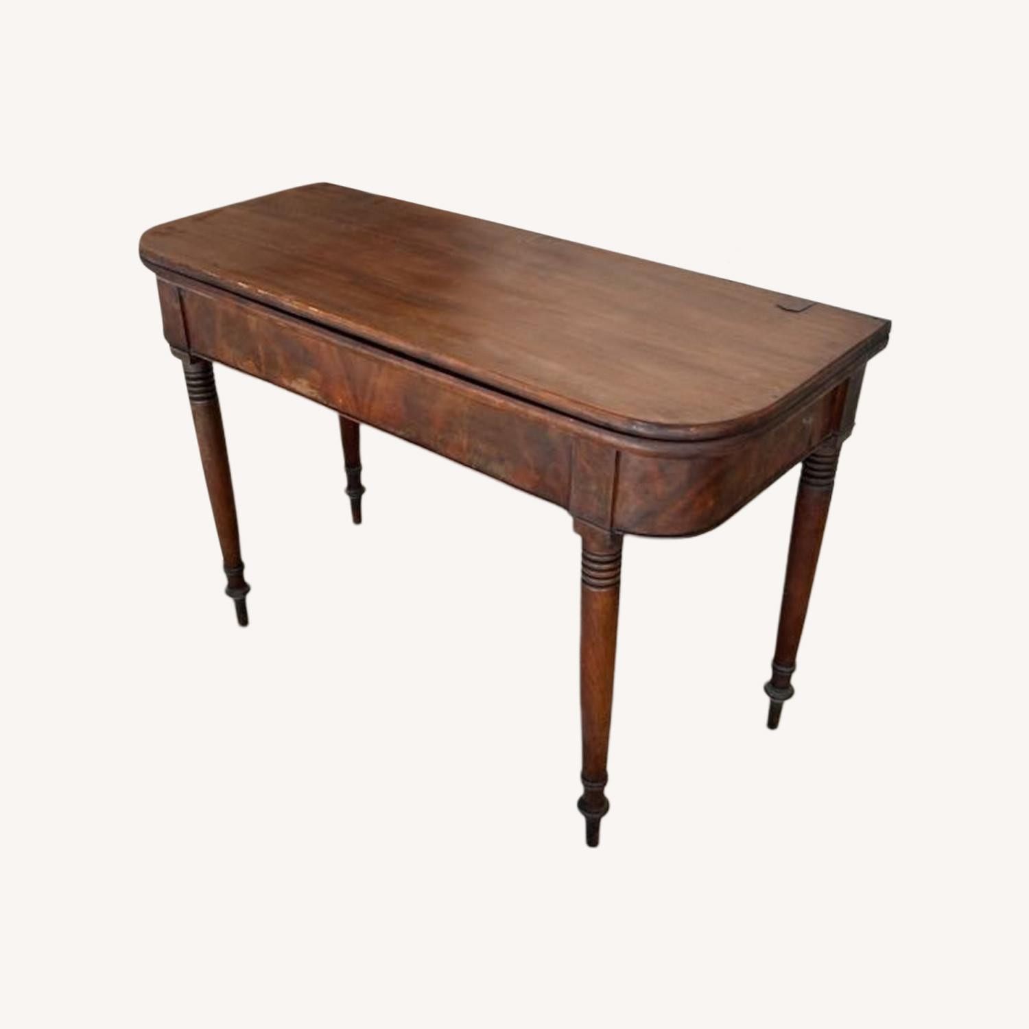 Antique Drop Leaf Table - image-0