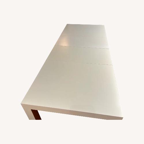 Used Milo Baughman Parsons Dining Table With Two Leaves for sale on AptDeco
