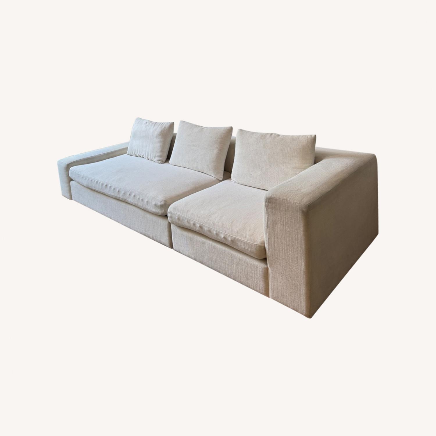 CB2 Wide Arlo 2 Piece Sofa - image-0