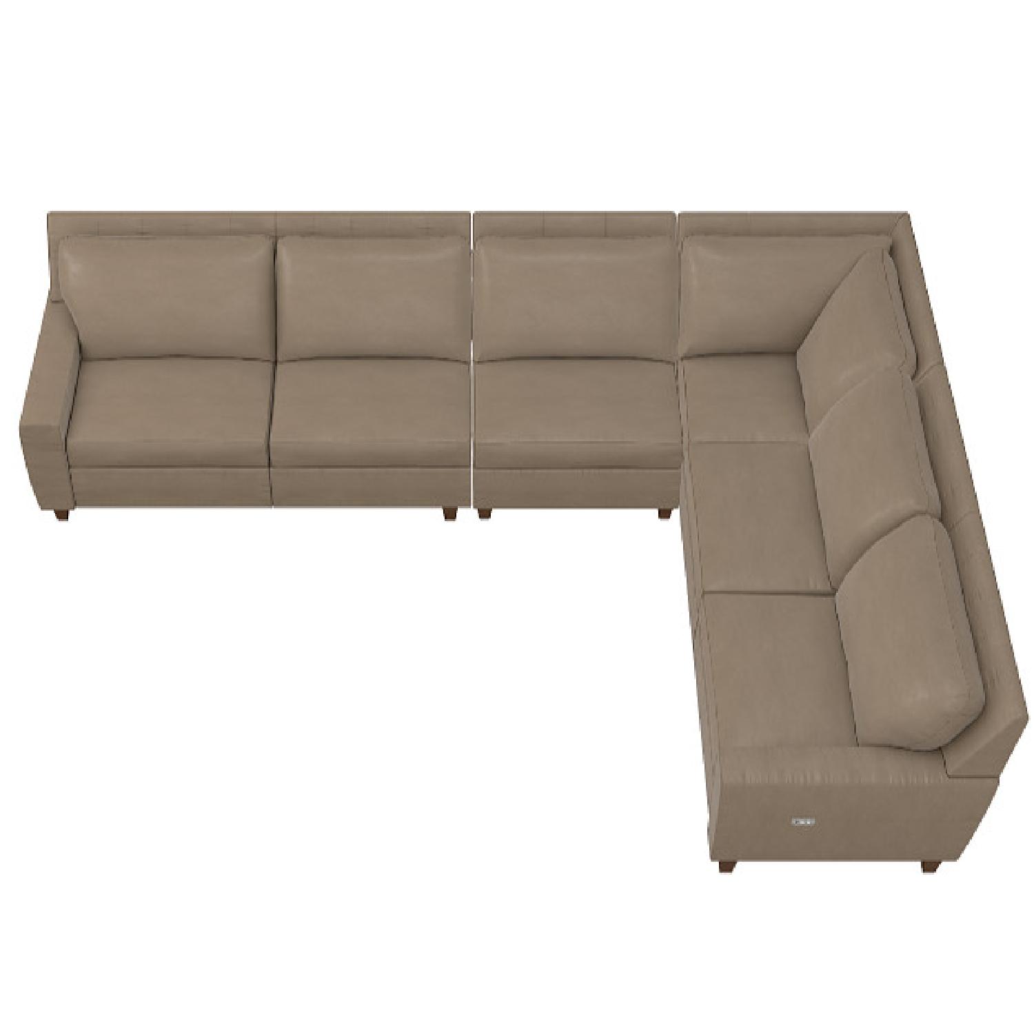 La-Z-Boy Edie Sectional Couch Mocha - image-5