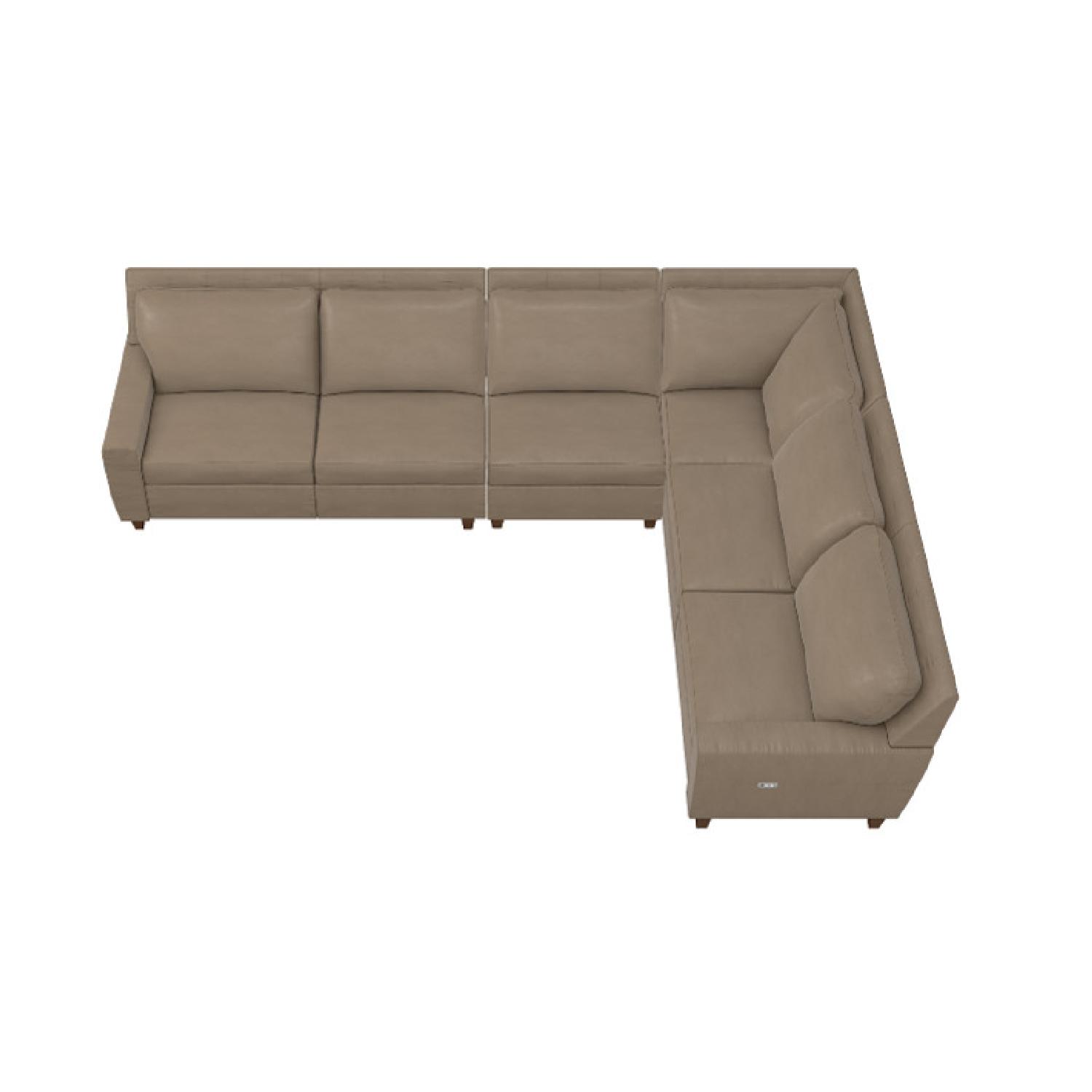 La-Z-Boy Edie Sectional Couch Mocha - image-6