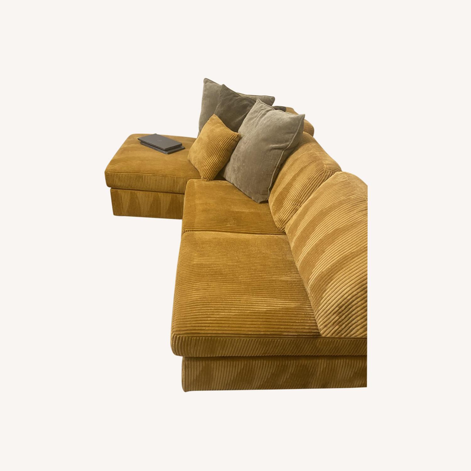 Wayfair Latitude Run Loette 3 Piece Corduroy Sectional - image-4