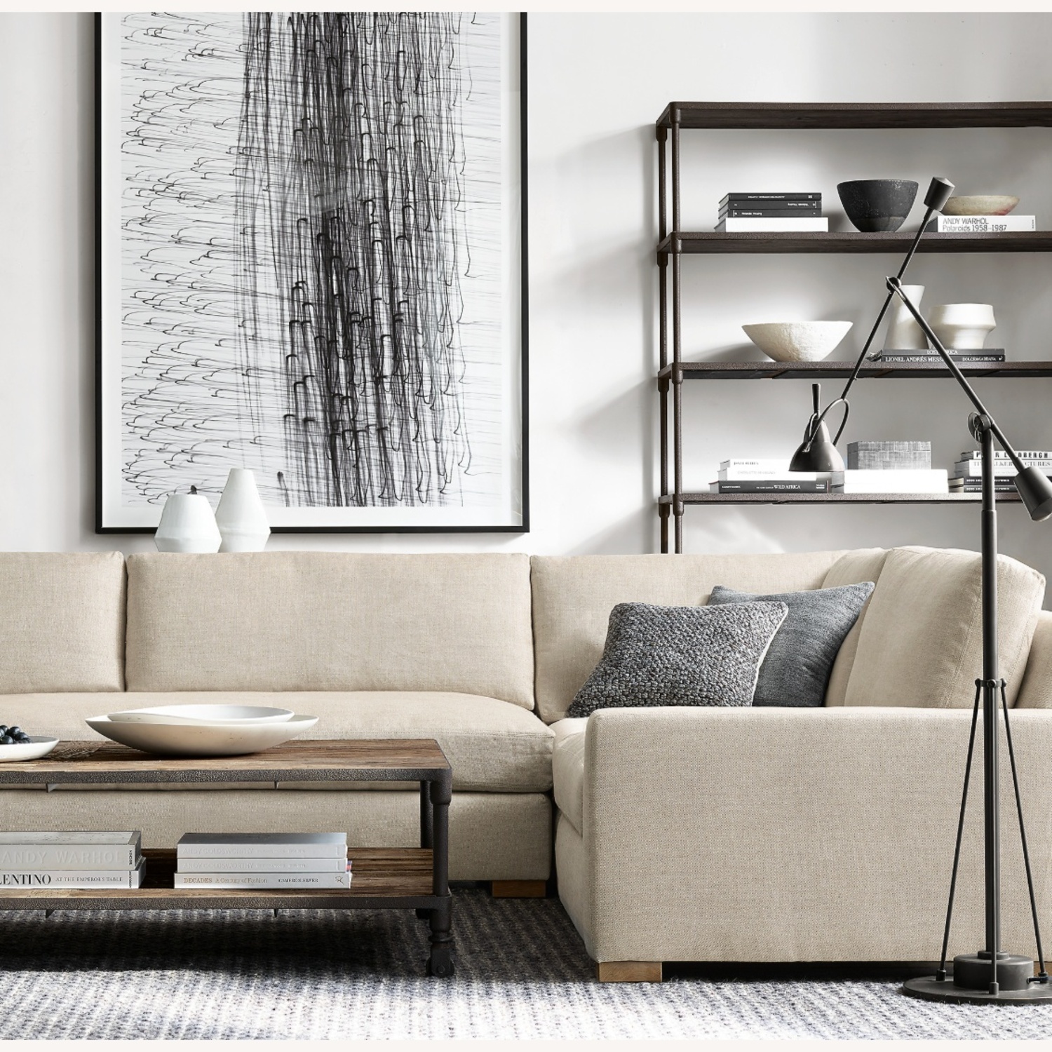 Restoration Hardware Dutch Industrial Coffee Table - image-4