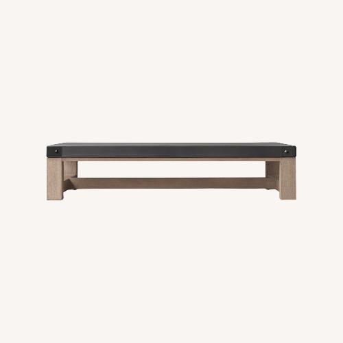 Used Restoration Hardware 66" French Concrete Coffee  for sale on AptDeco