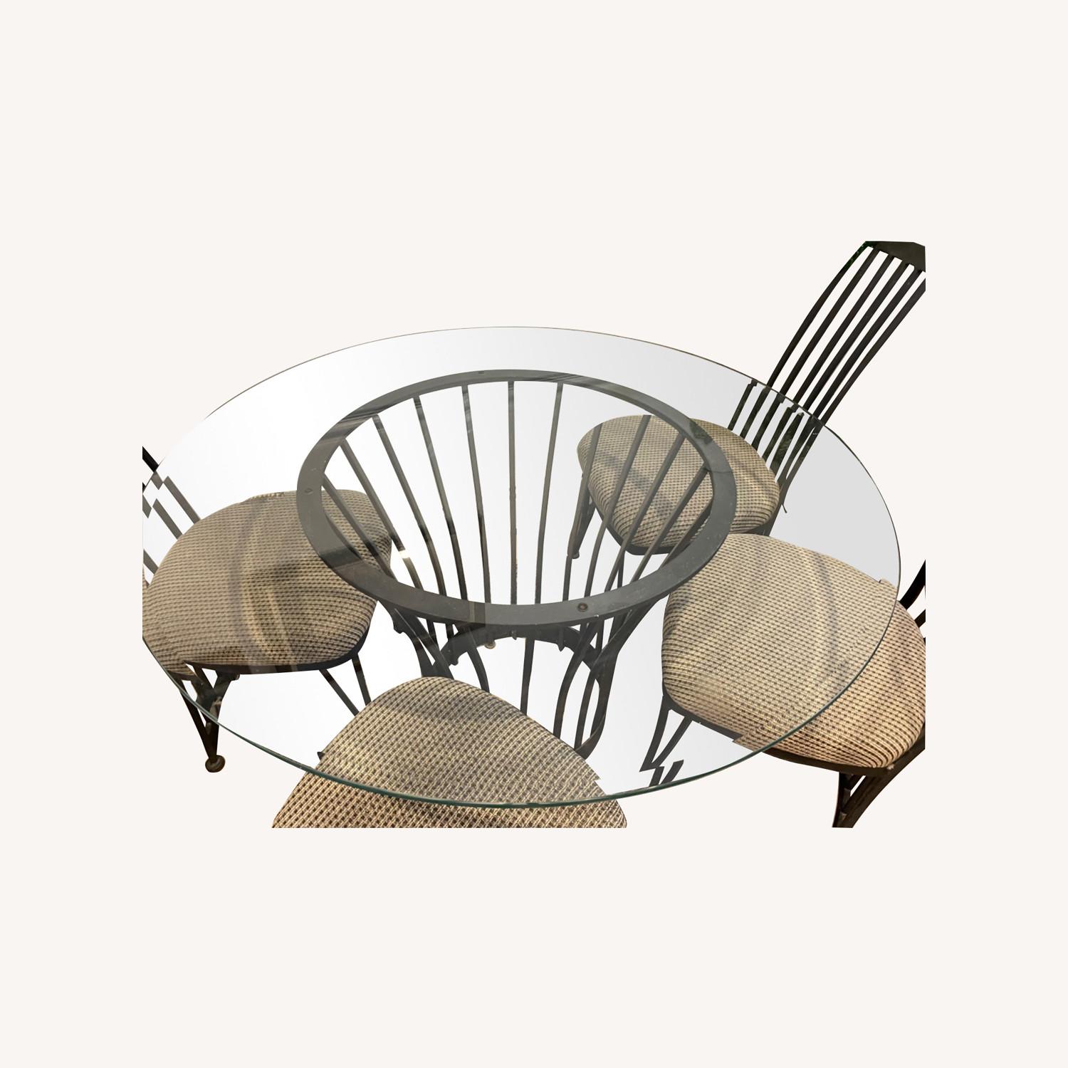 Klaussner Dining Table and Chairs - image-0