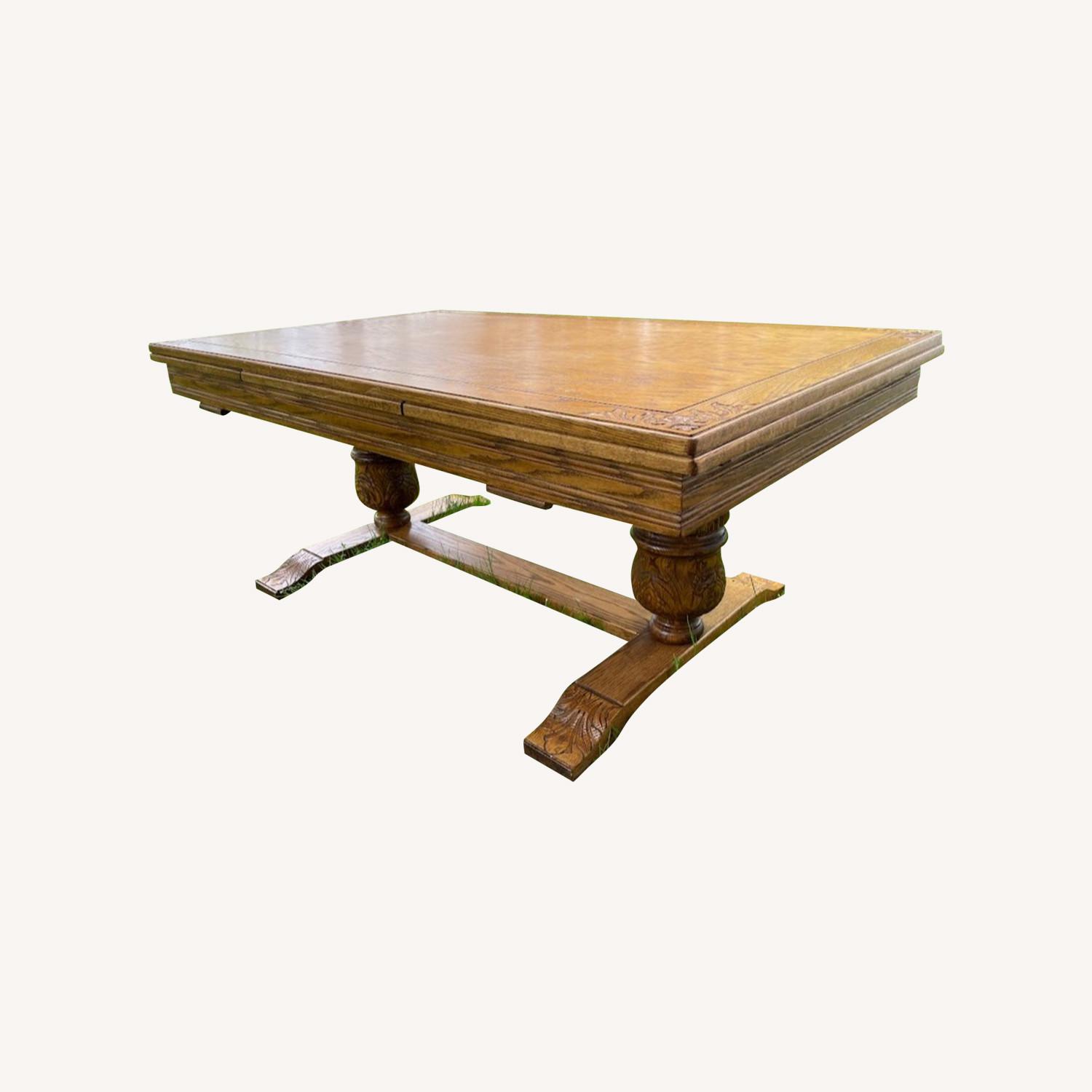 Vintage Extendable Dining Table + Chairs - image-0