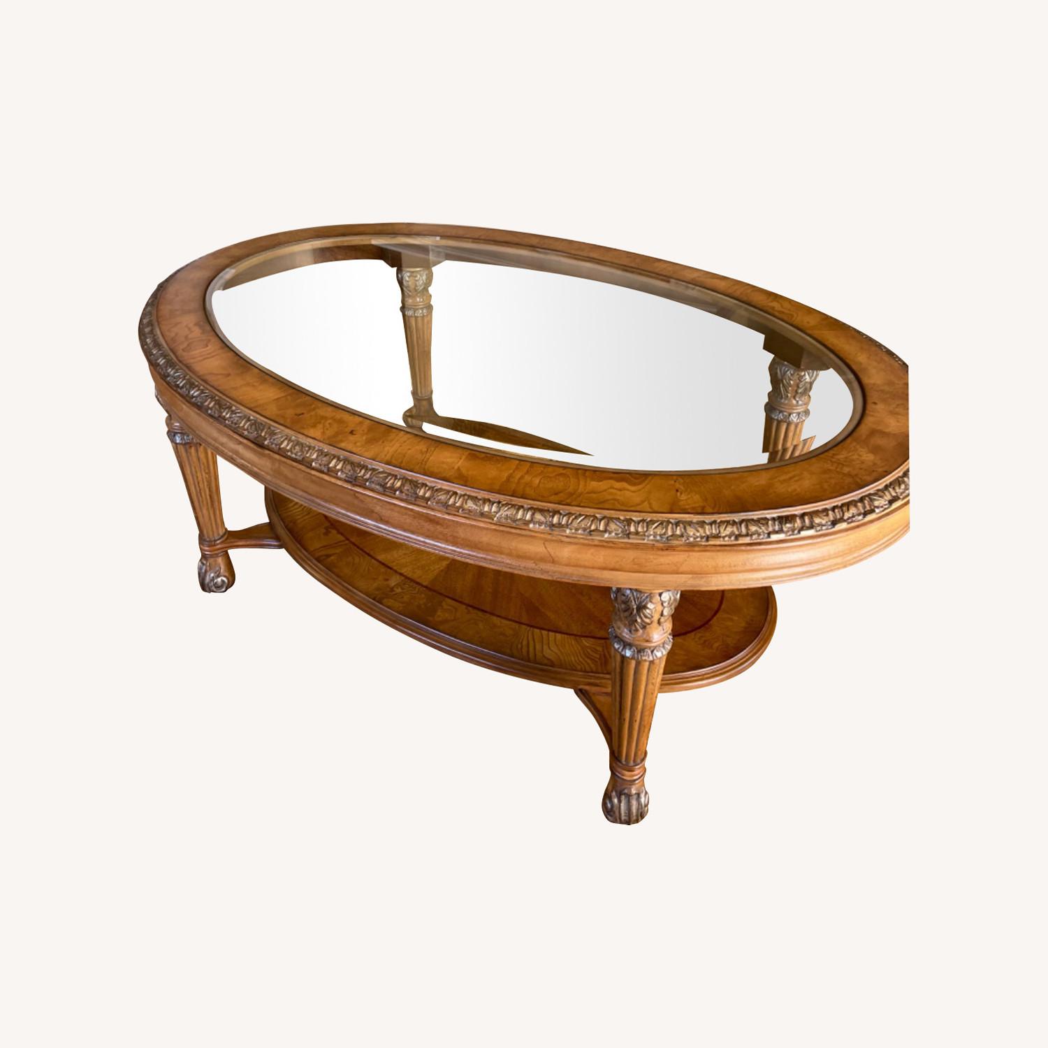 Schnadig Oval Side Table - image-0