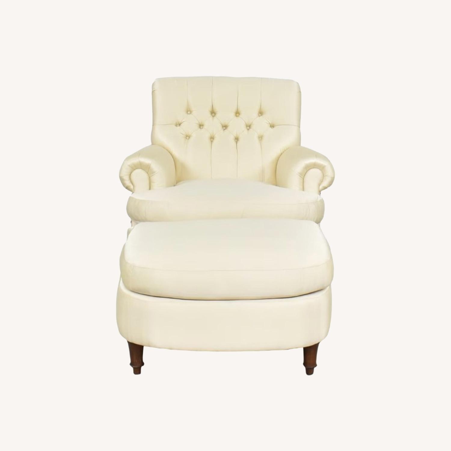 Ralph Lauren Home Tufted Club Chair and Ottoman - image-10