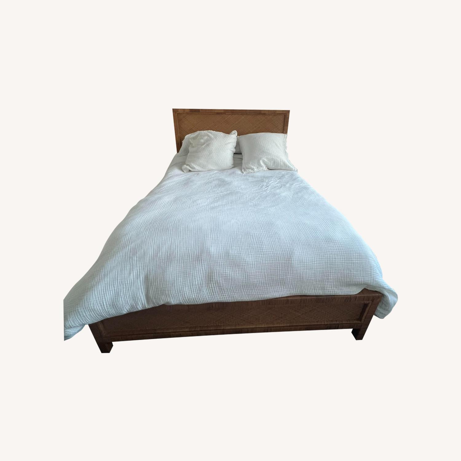 One King's Lane Coastal Living Rattan Folloy Bed - image-0