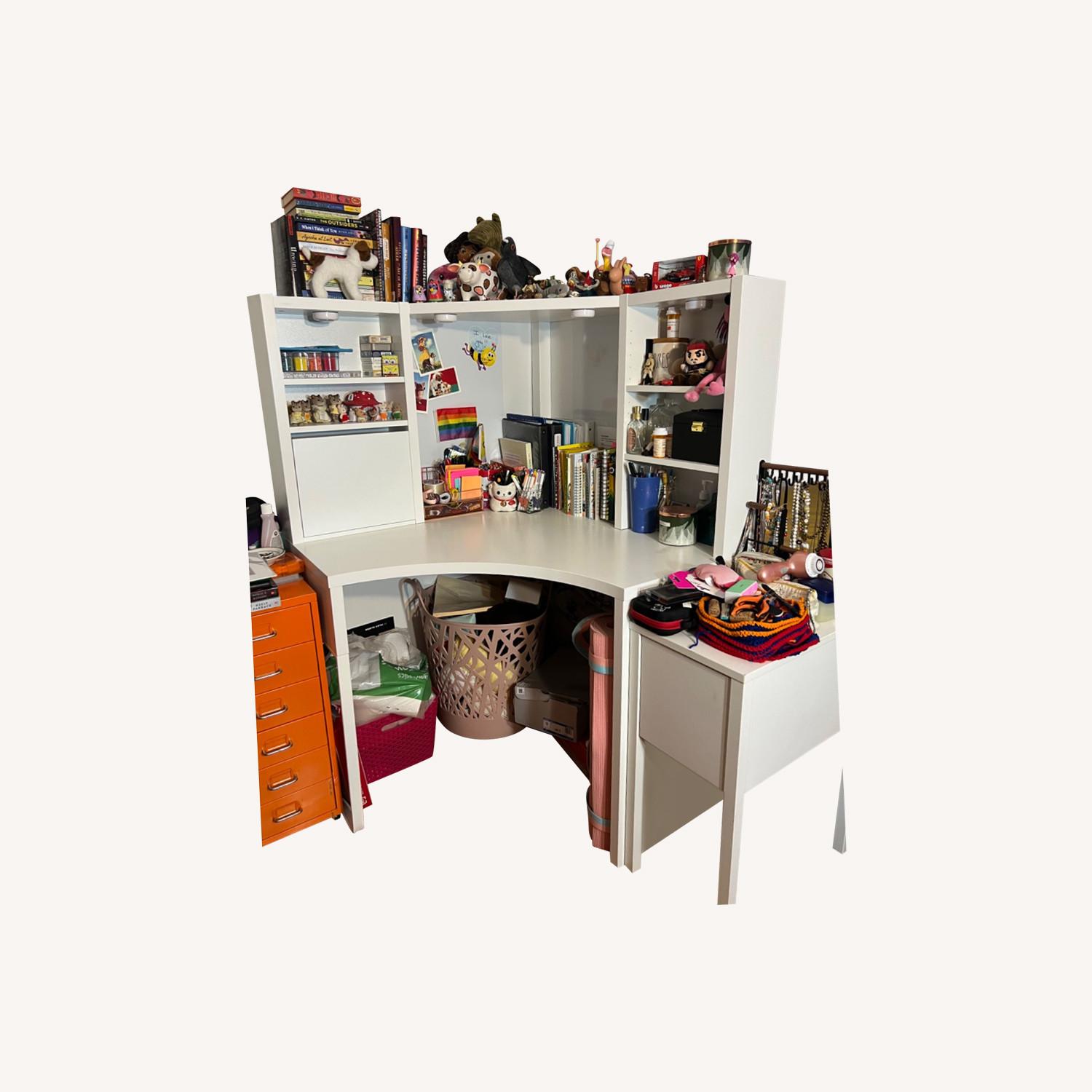 IKEA White Desk - image-0