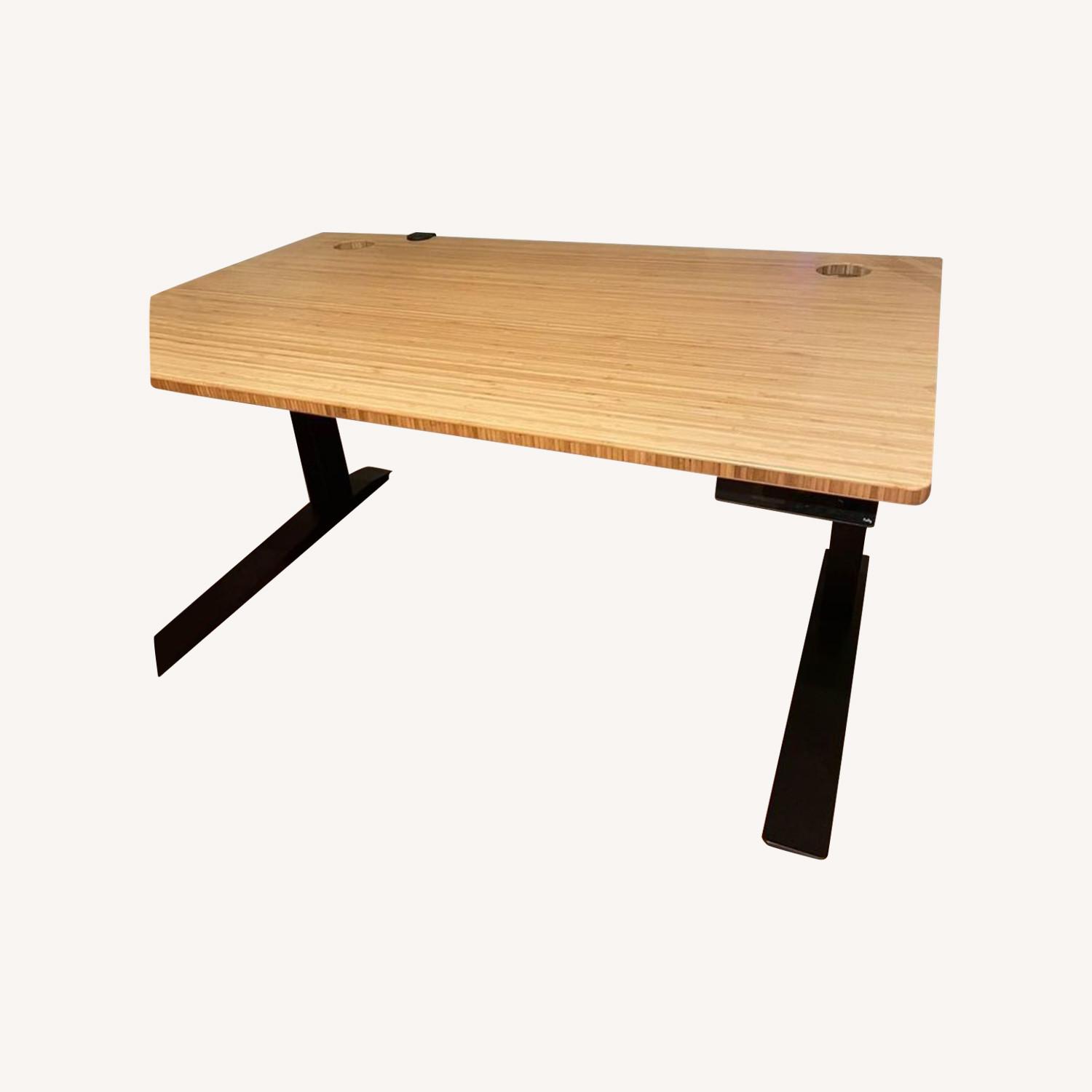 Jarvis Bamboo Standing Desk by Herman Miller - AptDeco