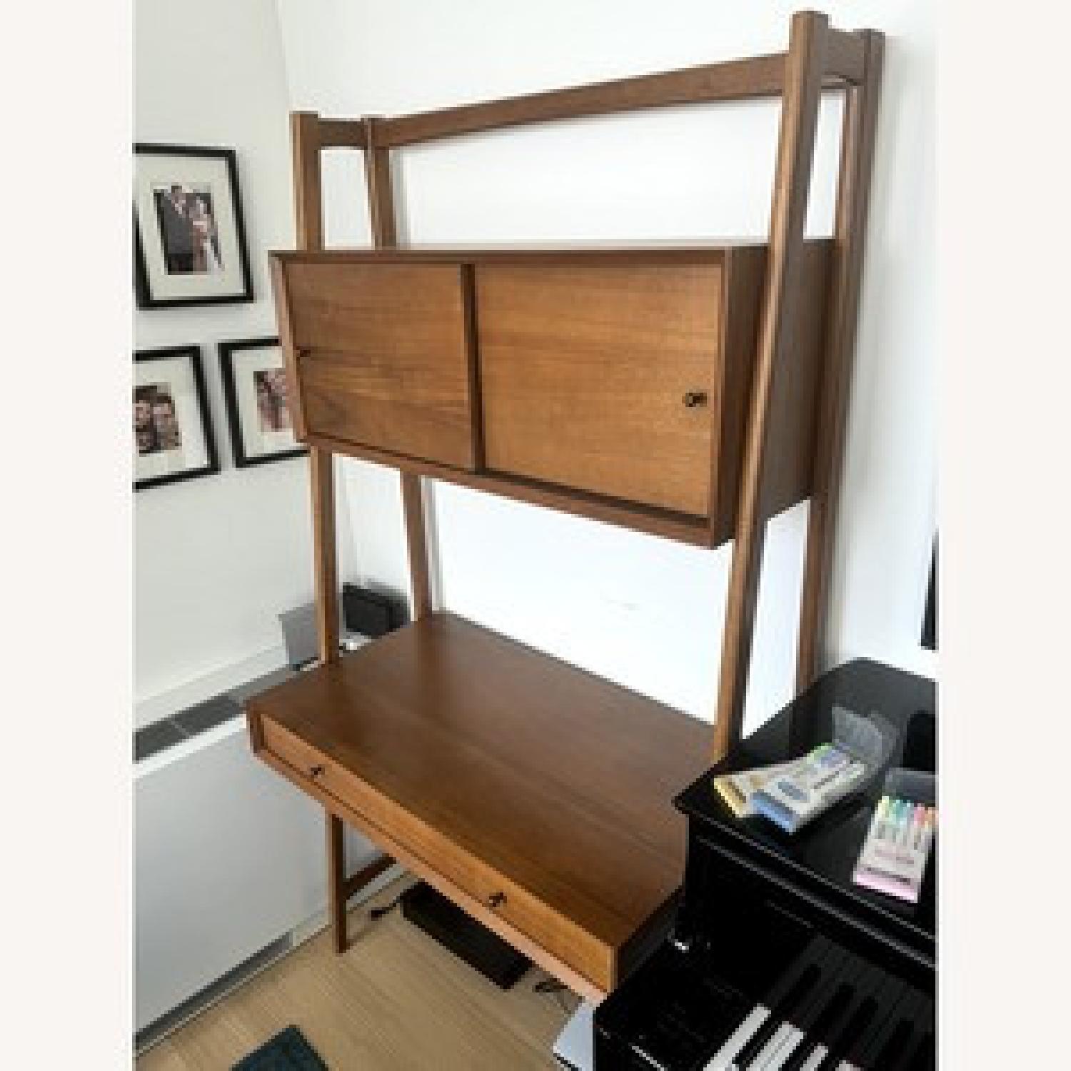 West Elm Acorn Mid Century Modern Desk - image-3
