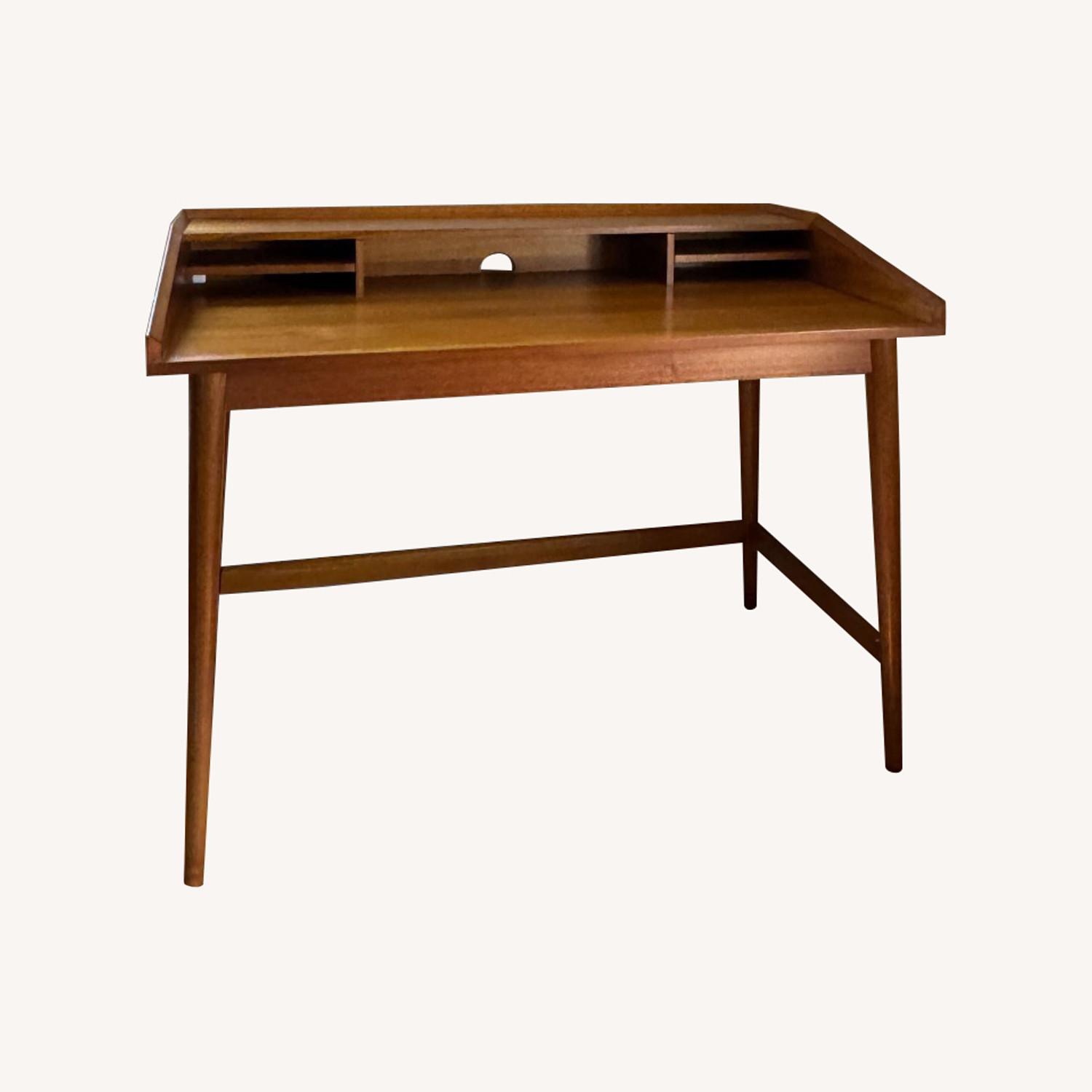 West Elm Mid Century Writing Desk - image-0