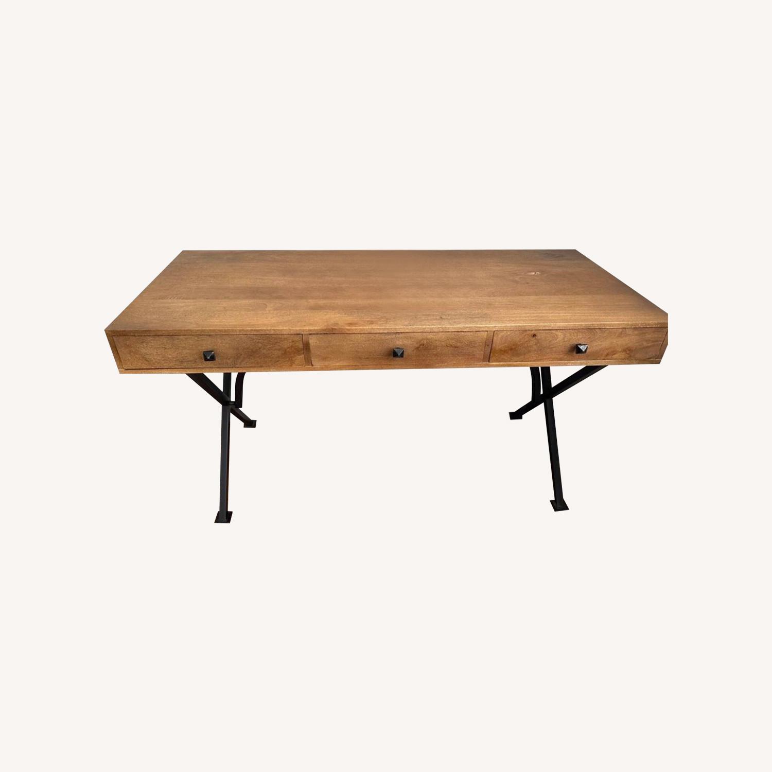 Pier 1 Metro Weathered Java Desk - image-0