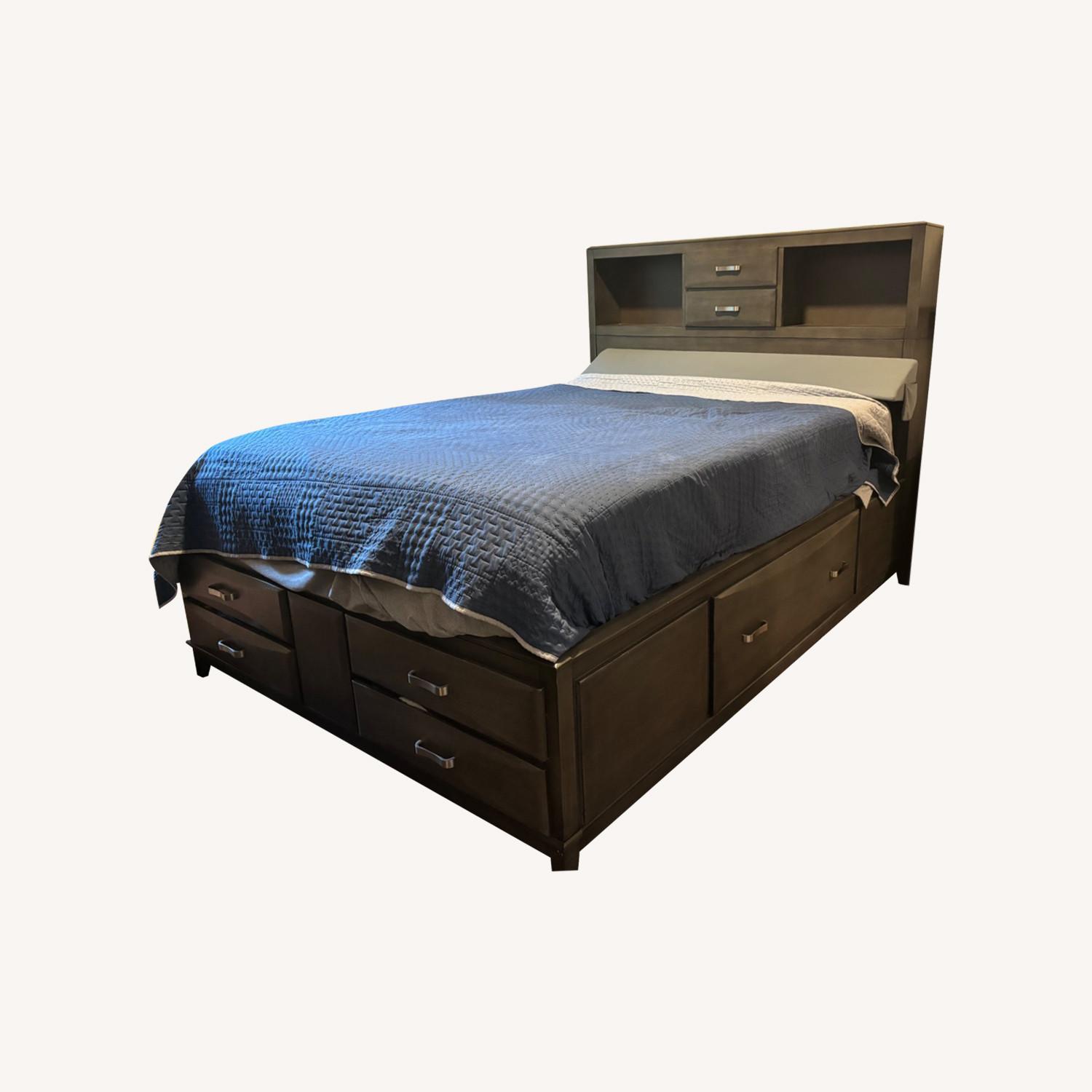 Ashley Furniture Queen Storage Bed - image-0