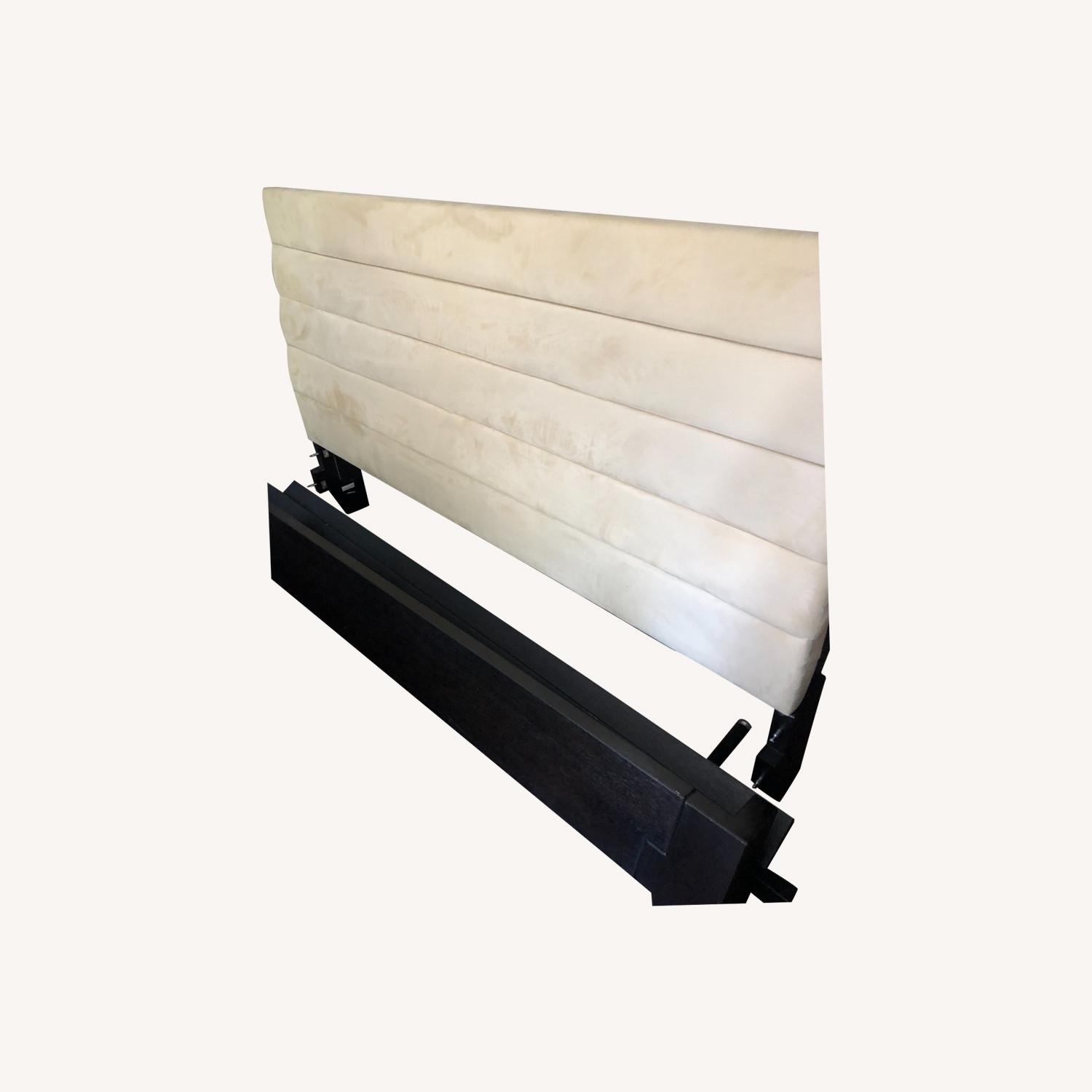 California King Headboard (Upholstered) and Frame - image-0