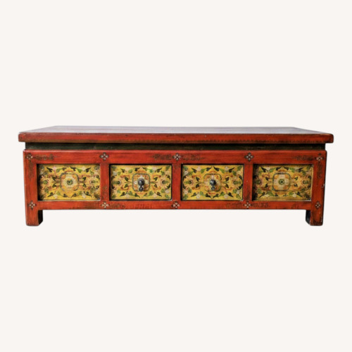 Used Vintage Mongolian Center Table  for sale on AptDeco