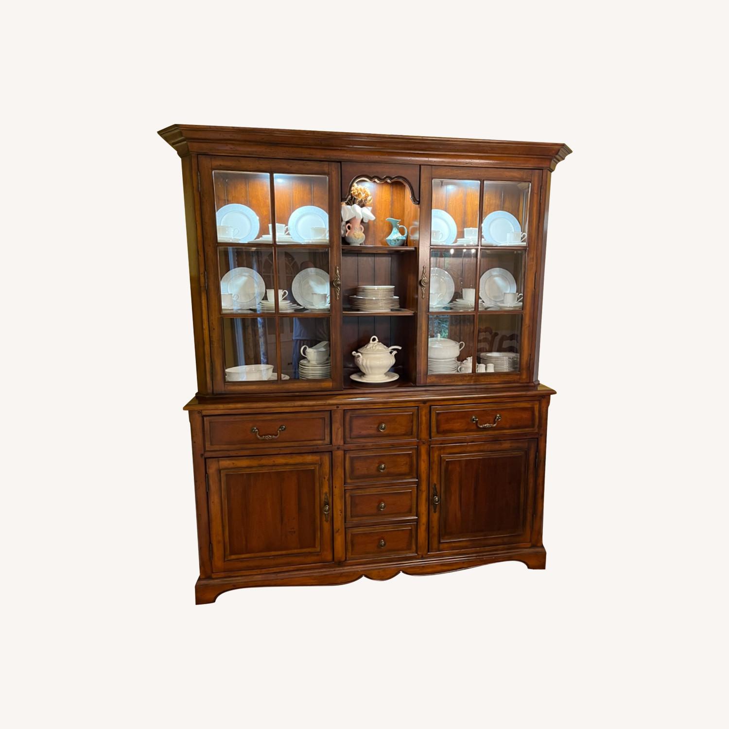 2-piece Farmhouse China Cabinet - image-0