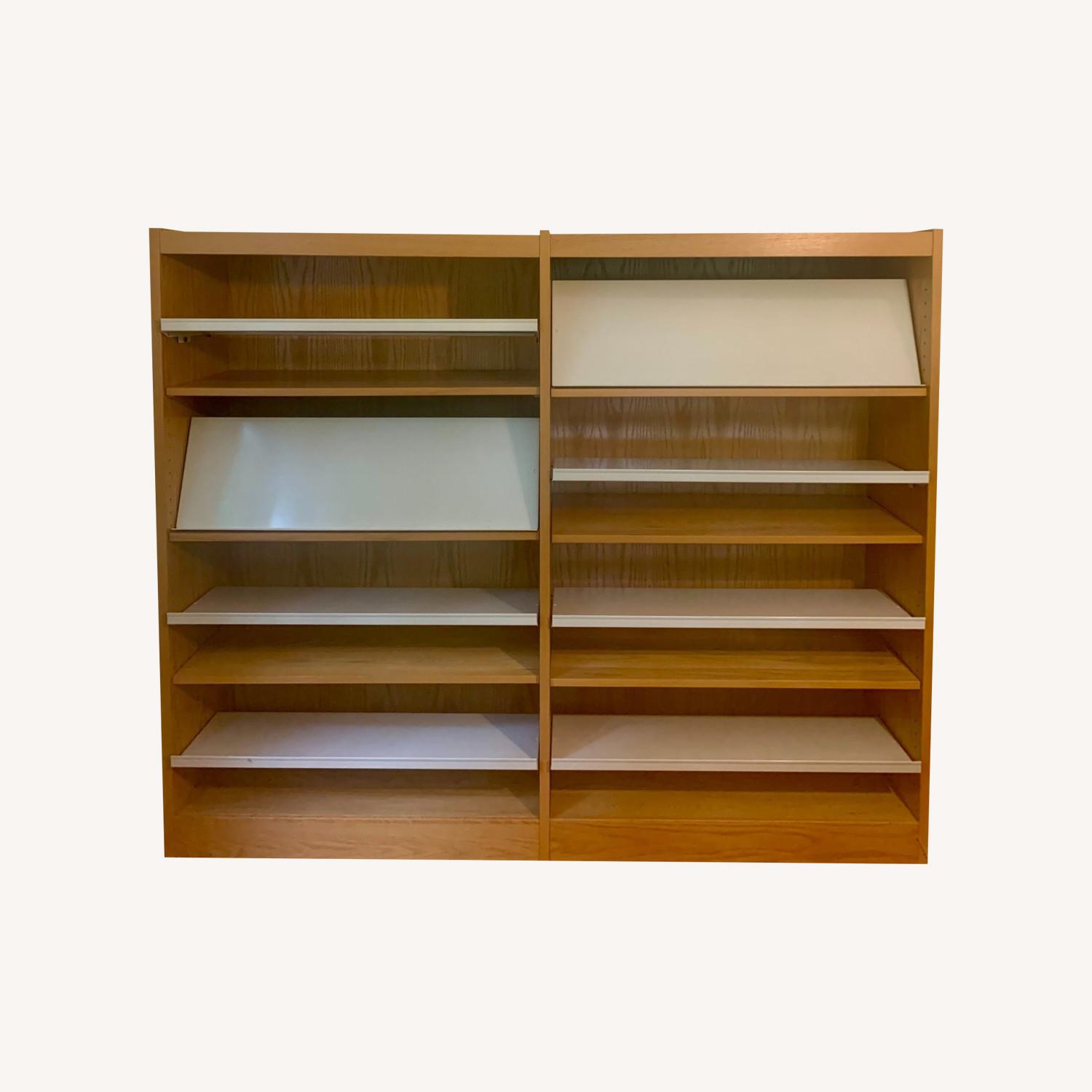 Magazine Library Shelving with Steel Shelves - image-0