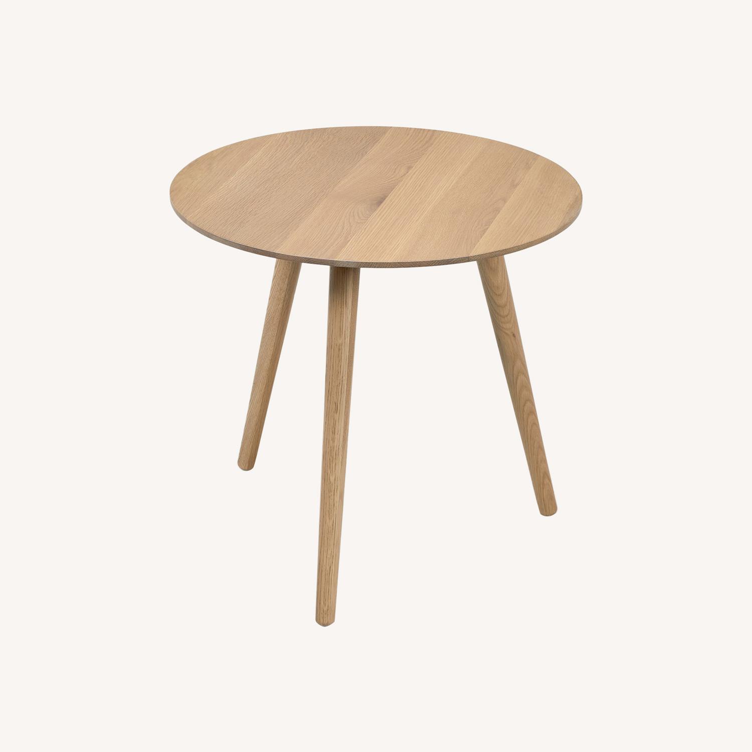 Article Amoeba White Oak End Table - image-0