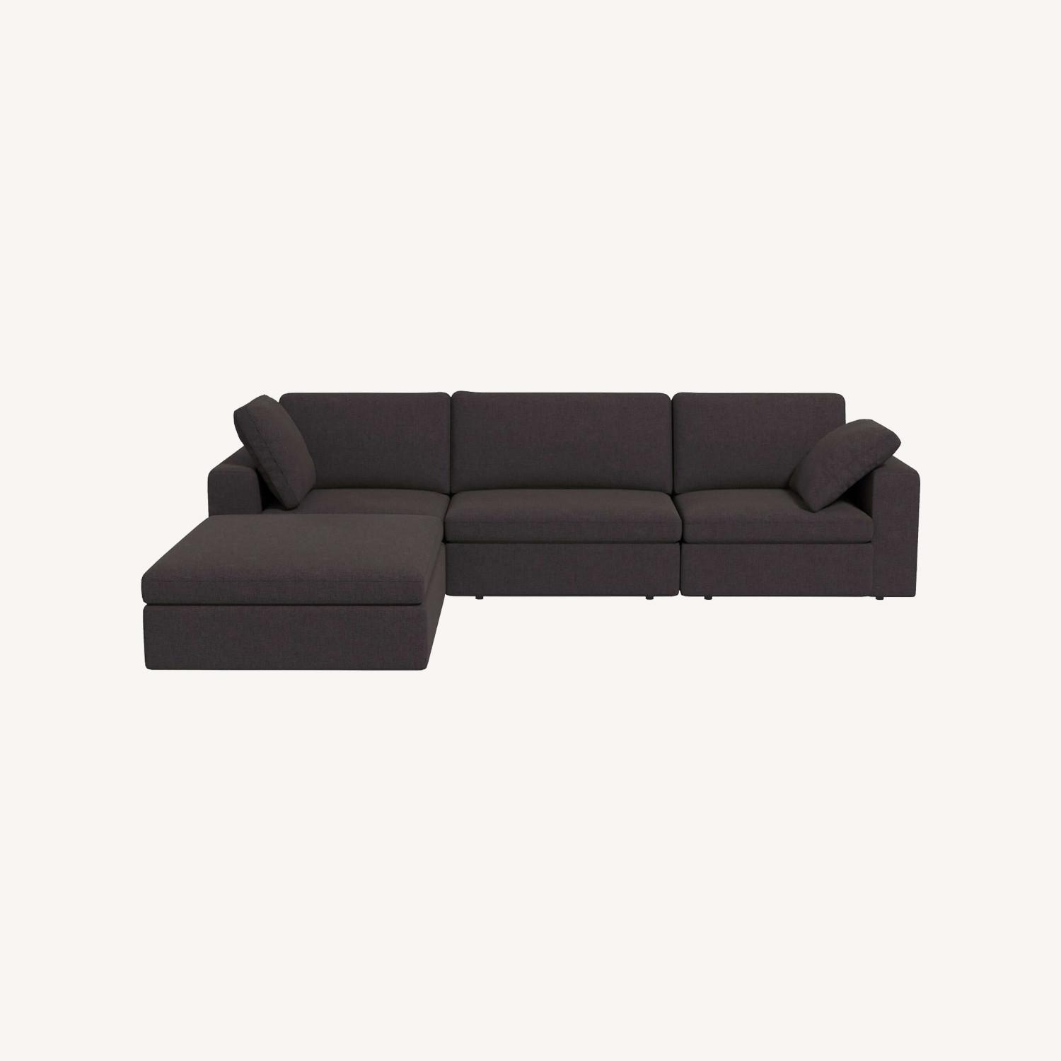 Texas Modular Corner Sectional Sofa Dark Gray - image-0
