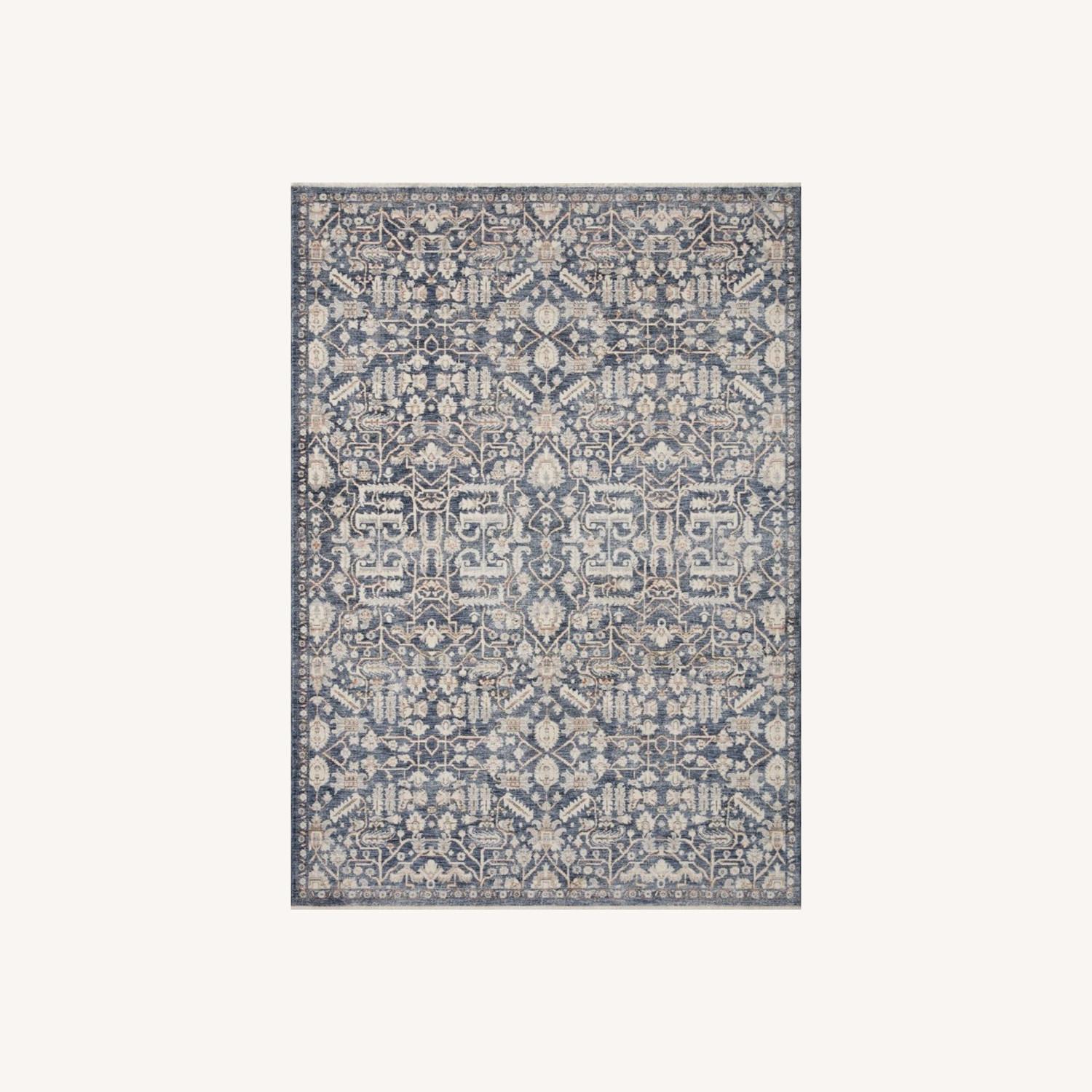 Blue & Ivory Area Rug - image-0