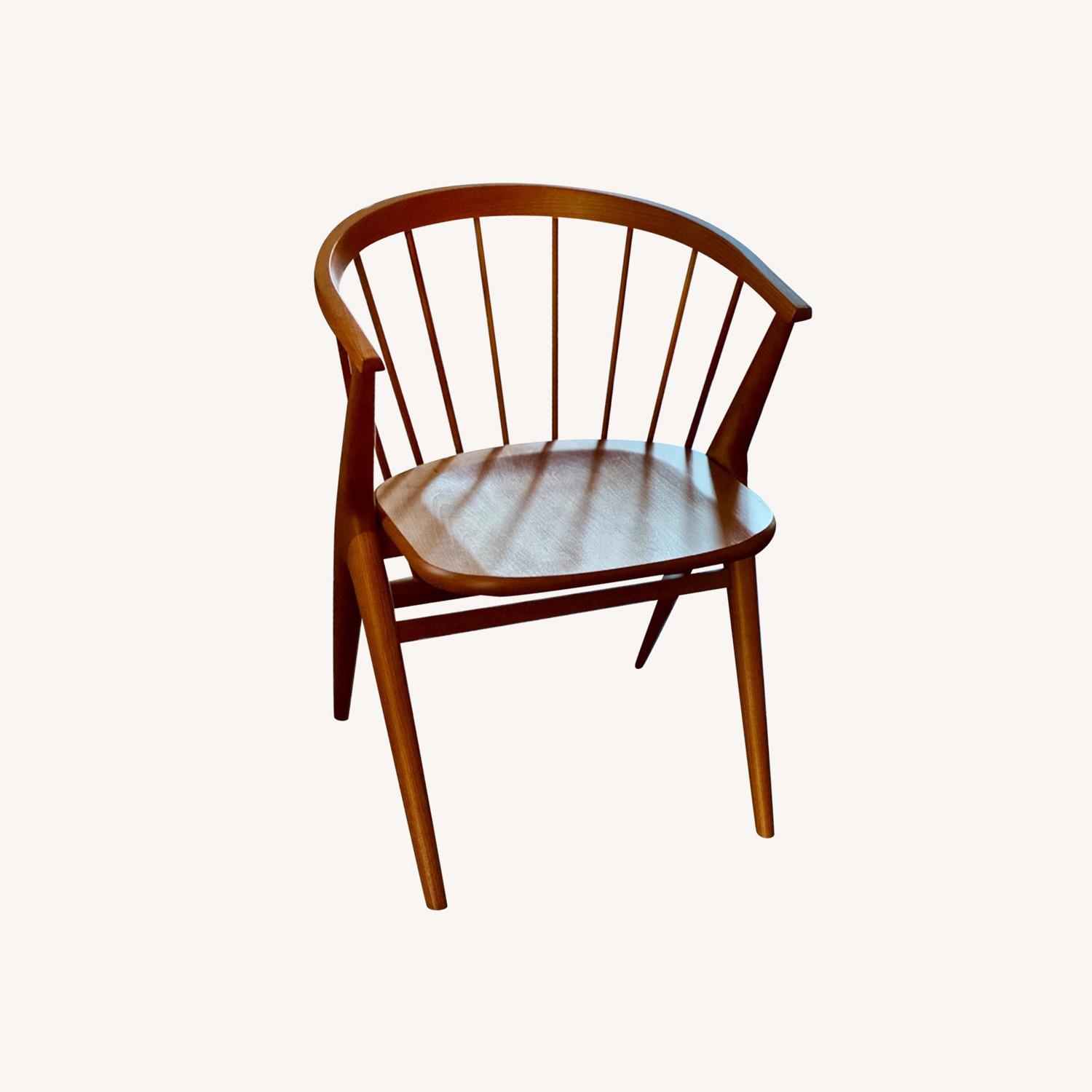 Sortor Chair 4 Soren Chairs in Cherry Wood - AptDeco
