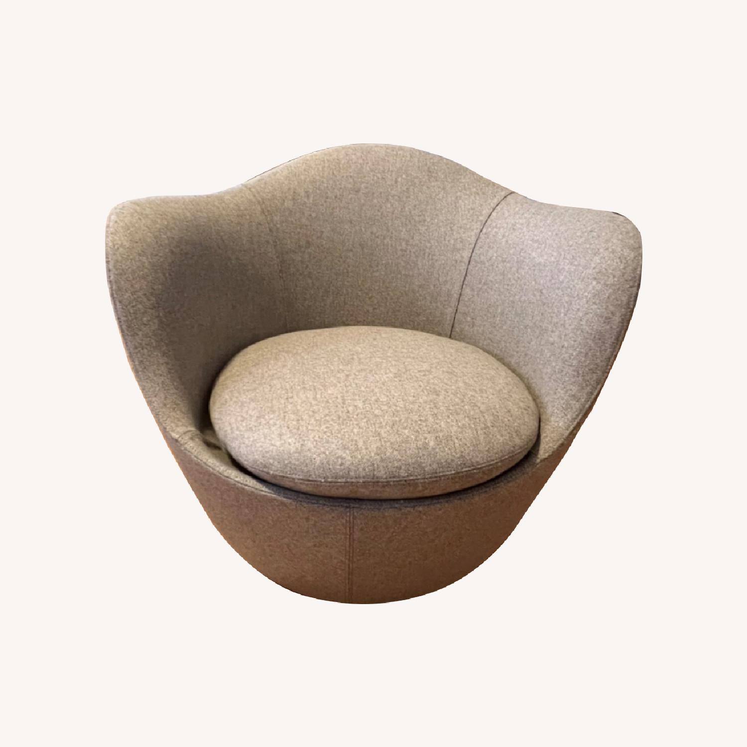 Design Within Reach Pair of Lina Swivel Chairs - image-0