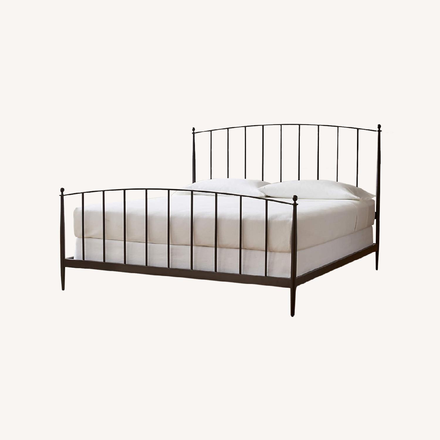 Crate & Barrel Mason Shadow King Sized Bed - image-0