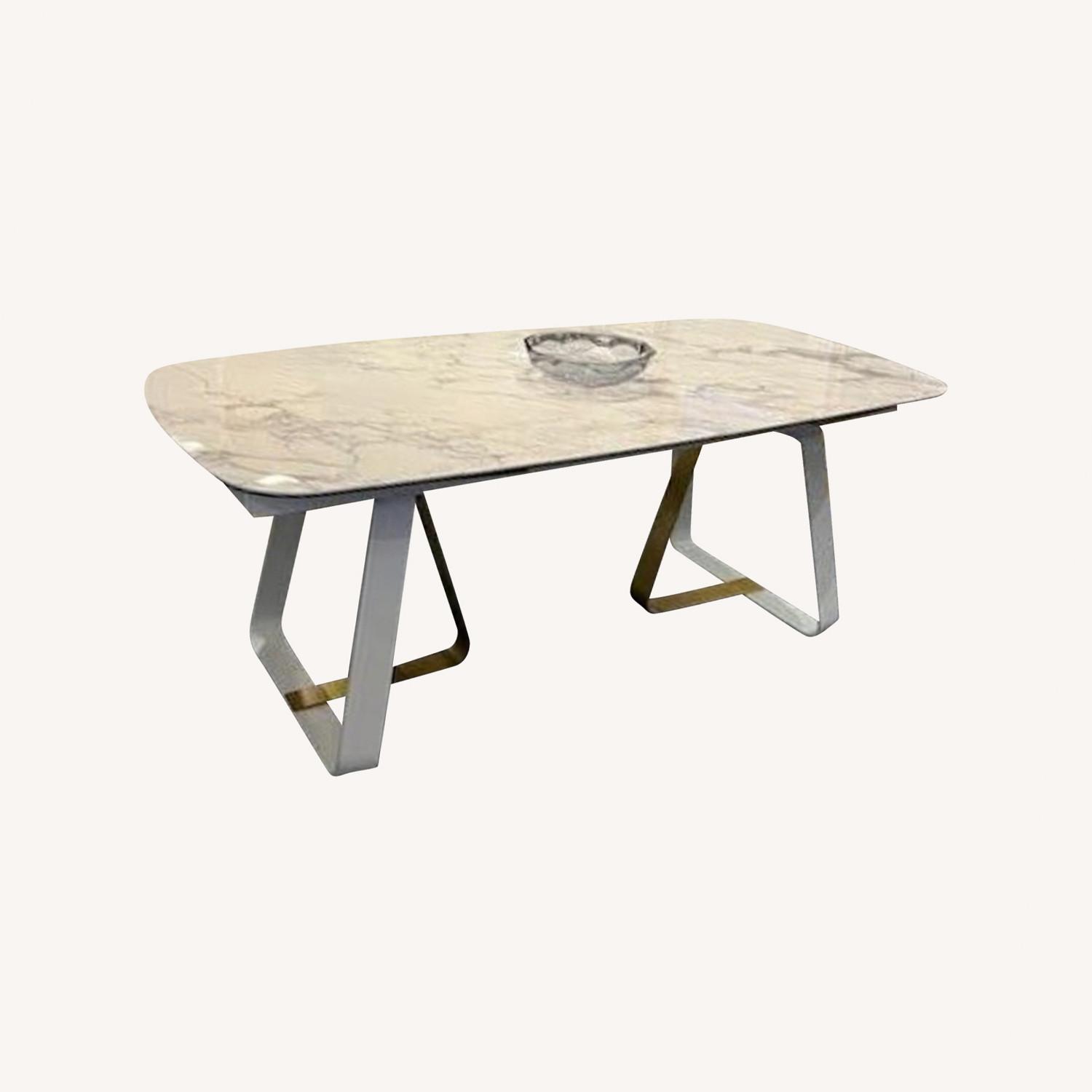 Ceramic Marble Dining table - image-0