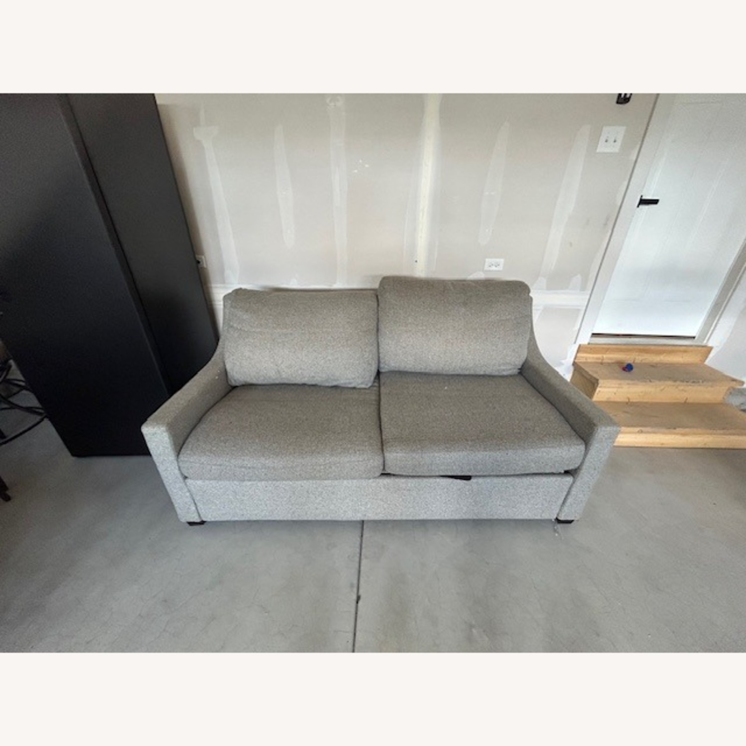 Crate & Barrel Perry 71" Queen Sleeper Sofa in Fog - image-8