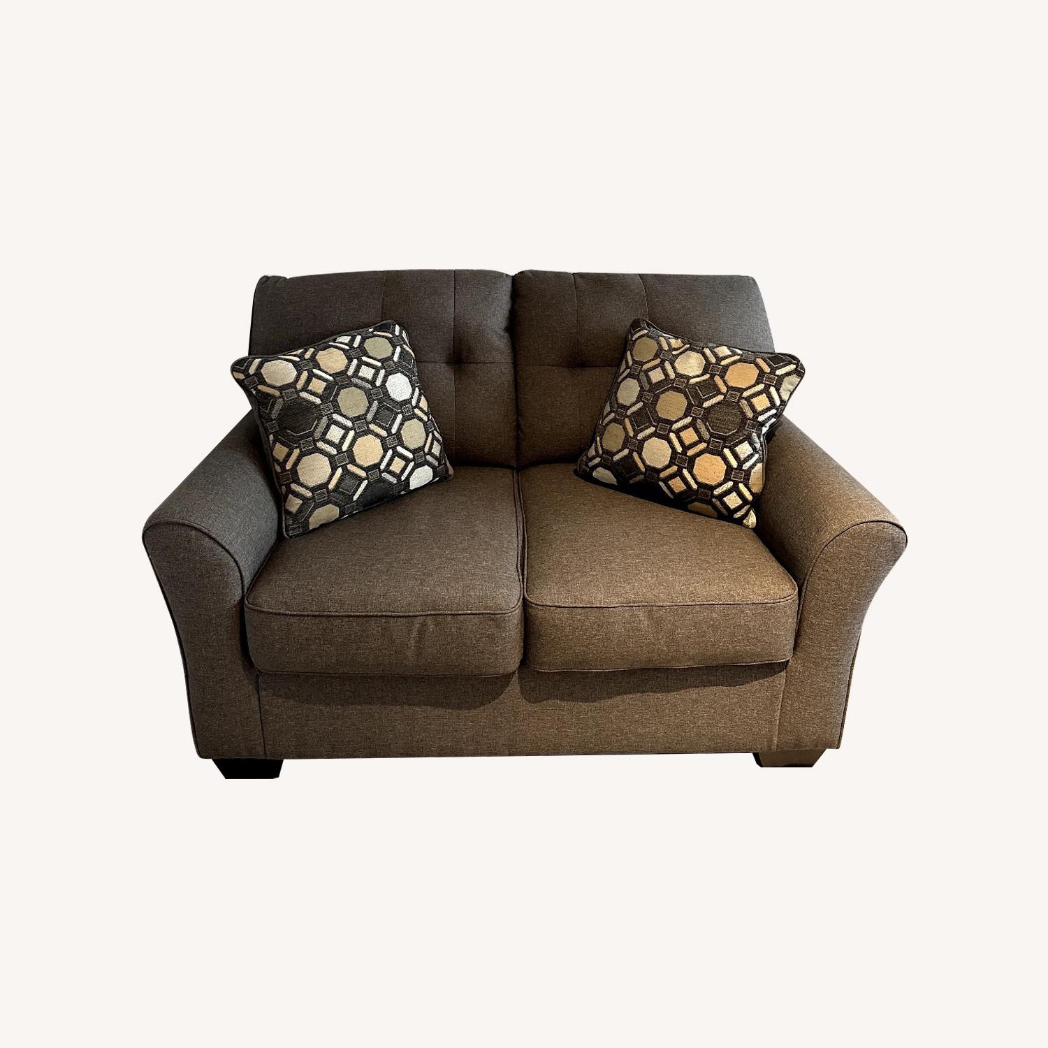 Ashley Loveseat-Dark Grey - image-0