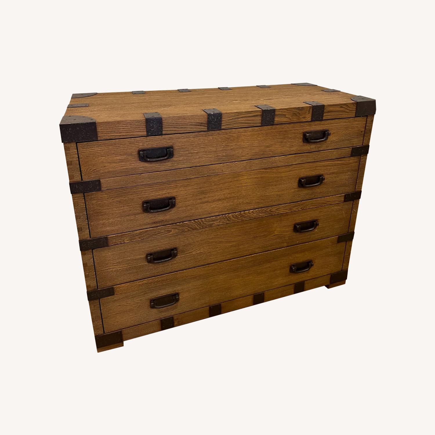 Restoration Hardware Heirloom Silver Dresser - image-0