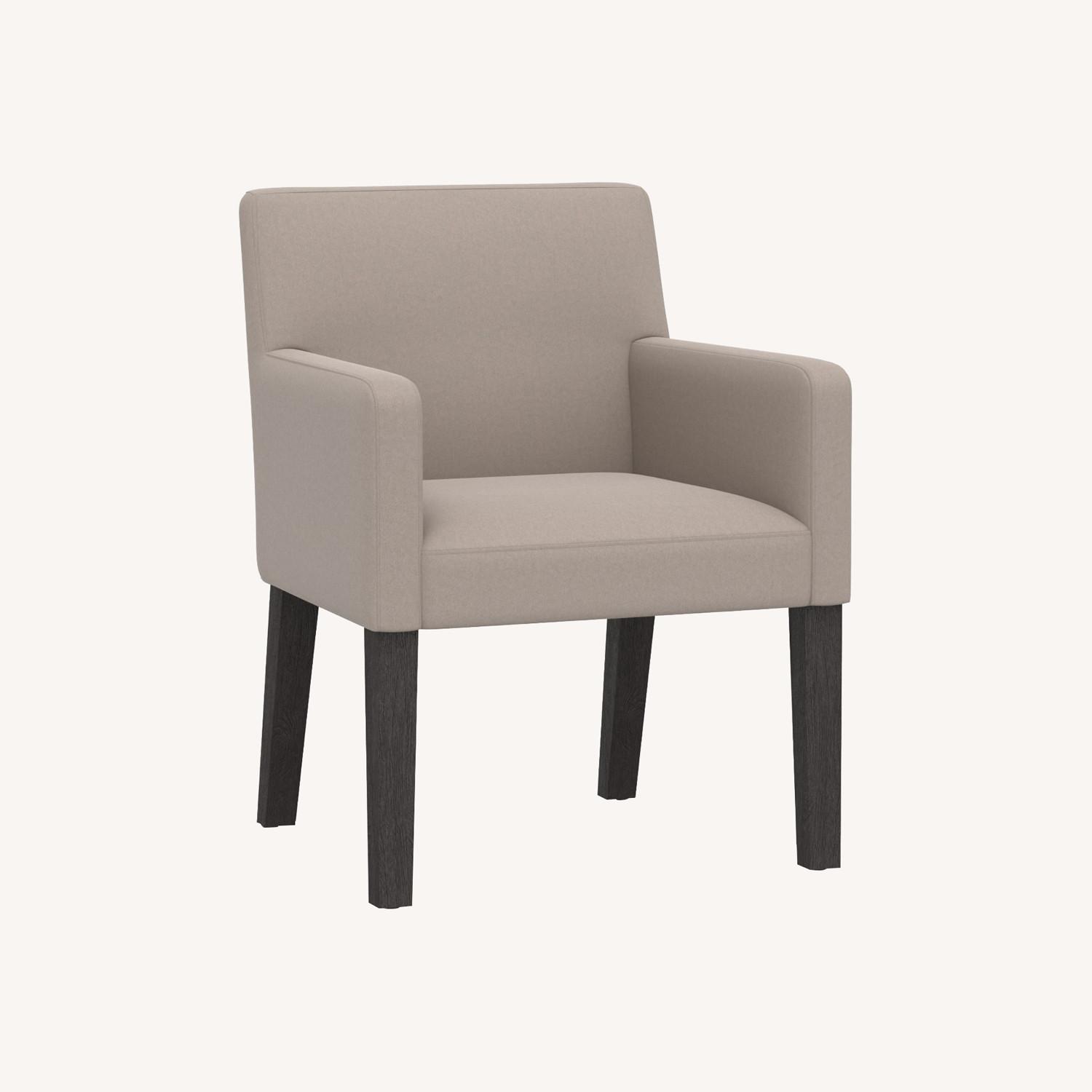 Pottery Barn Classic Upholstered Dining Armchair - image-0