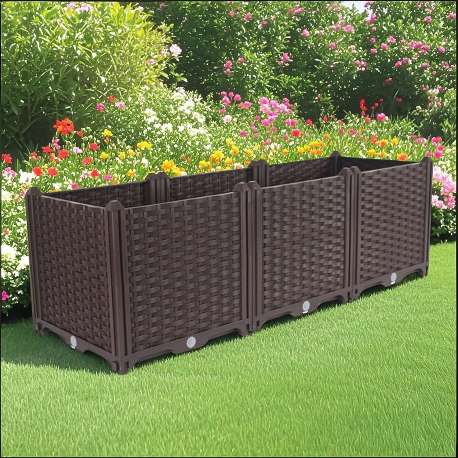 SOGA 120CM Planter Box Garden Bed Deepen - image-0