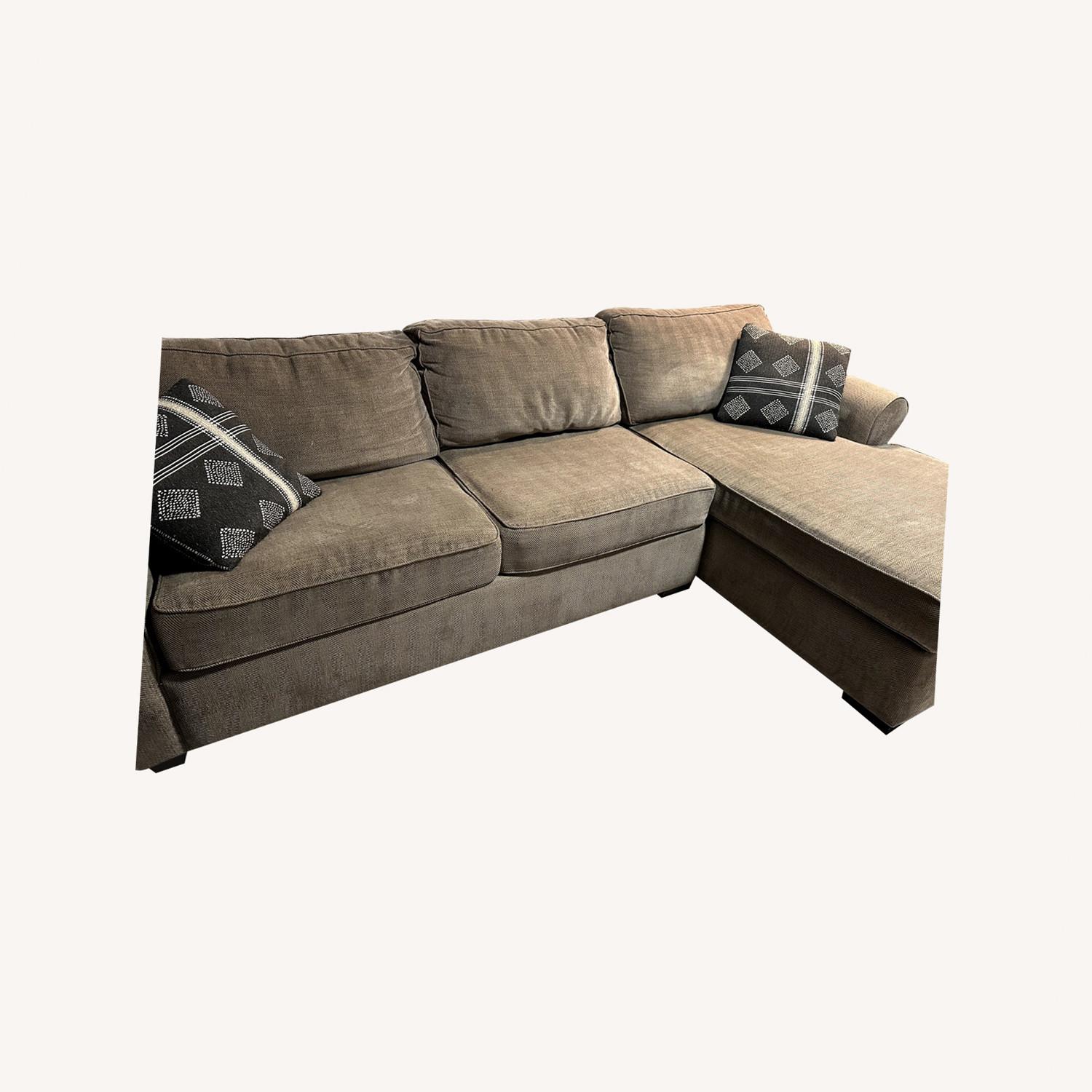 Raymour & Flanigan Kipling Sectional Sleeper Sofa - image-0