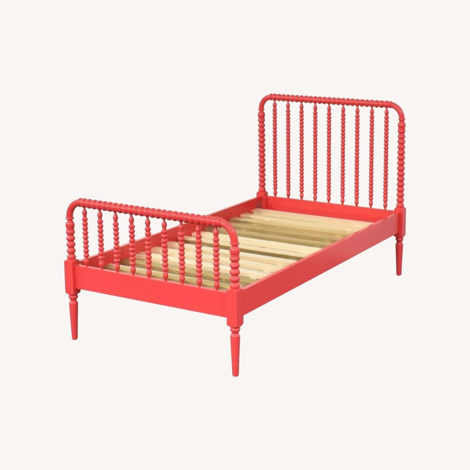 Twin Jenny Lind Bed and Trundle Vintage Poppy