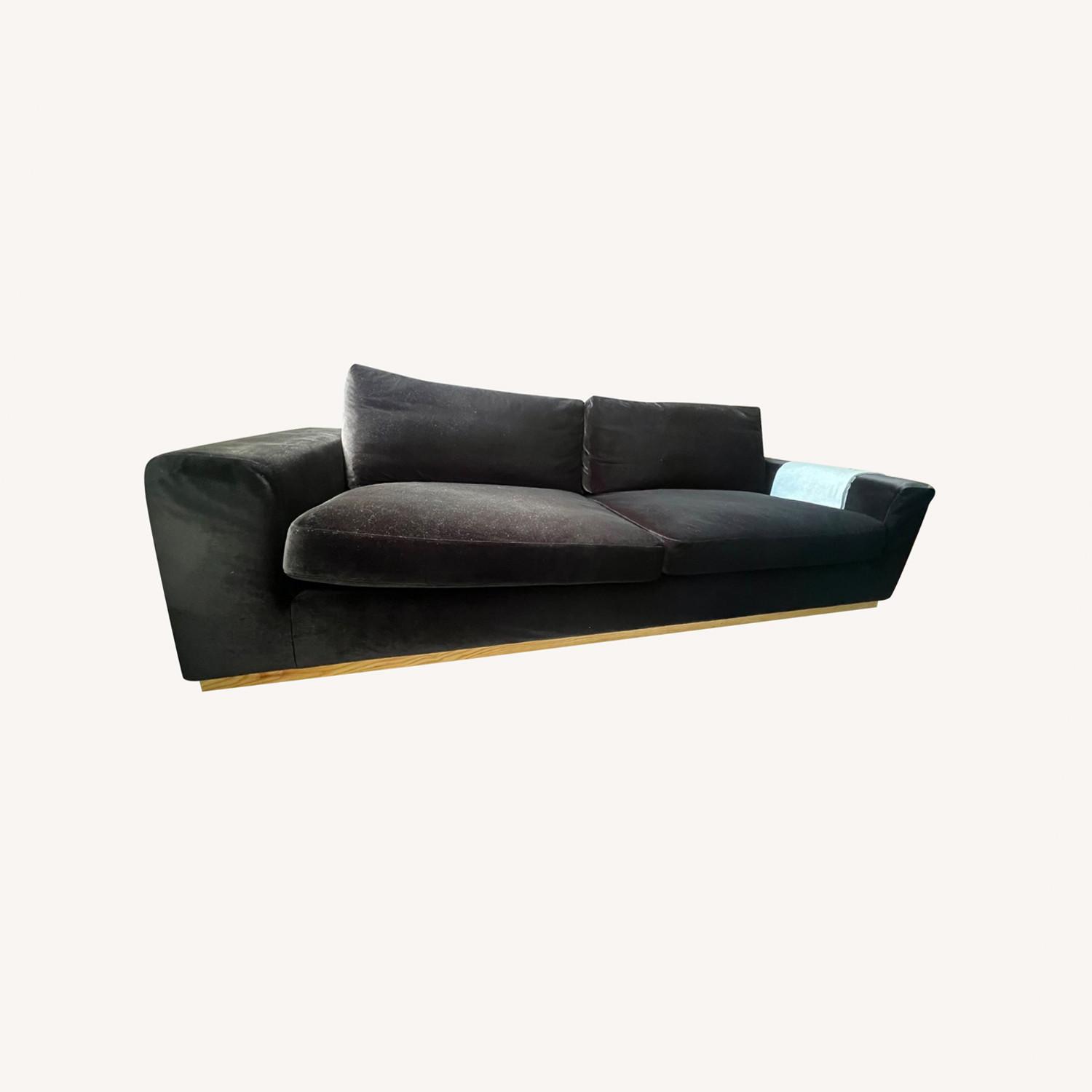 Rove Concepts Black Velvet Couch - image-4