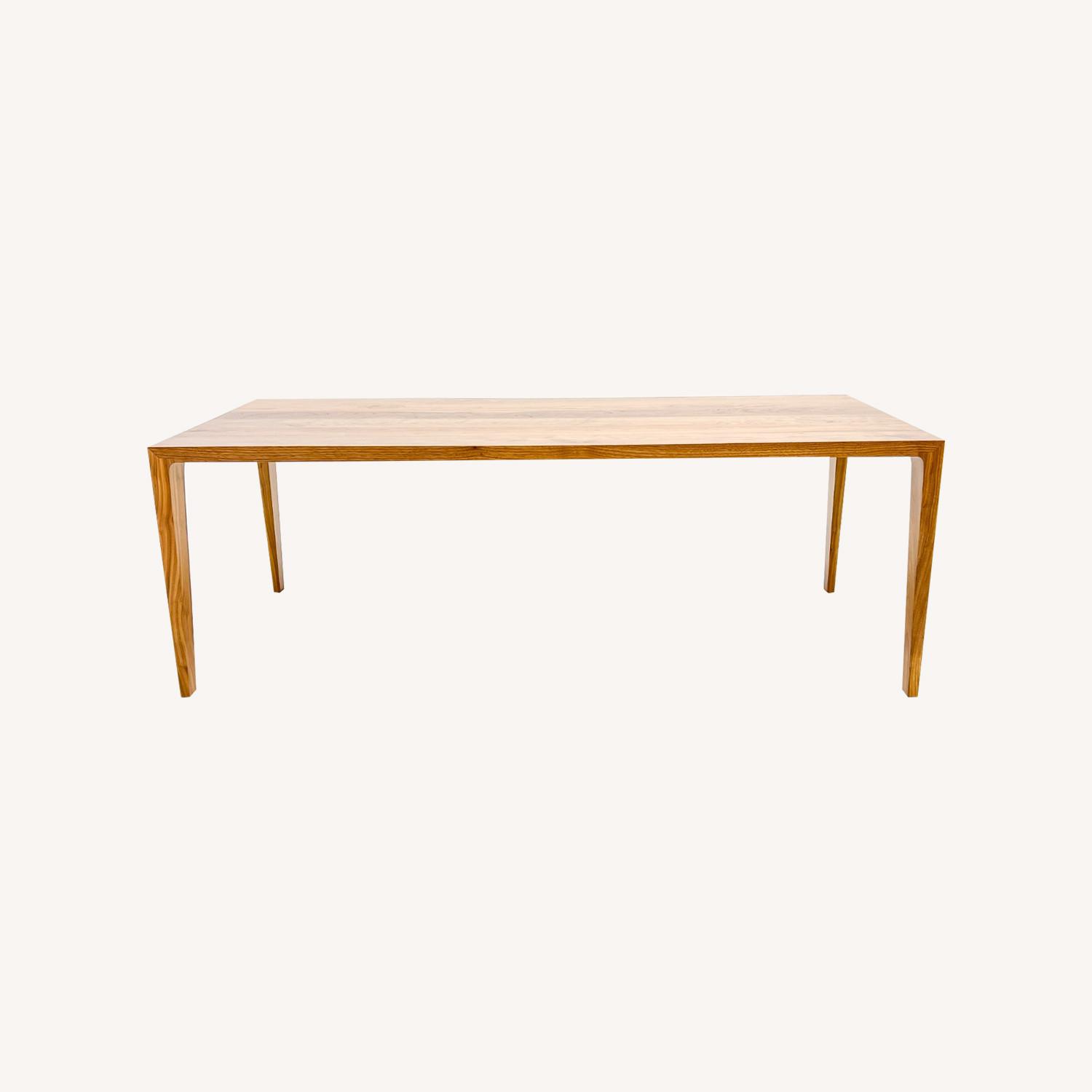 Solid Wood Contemporary Dining Table - image-0