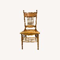 Farm Table Cane Chairs